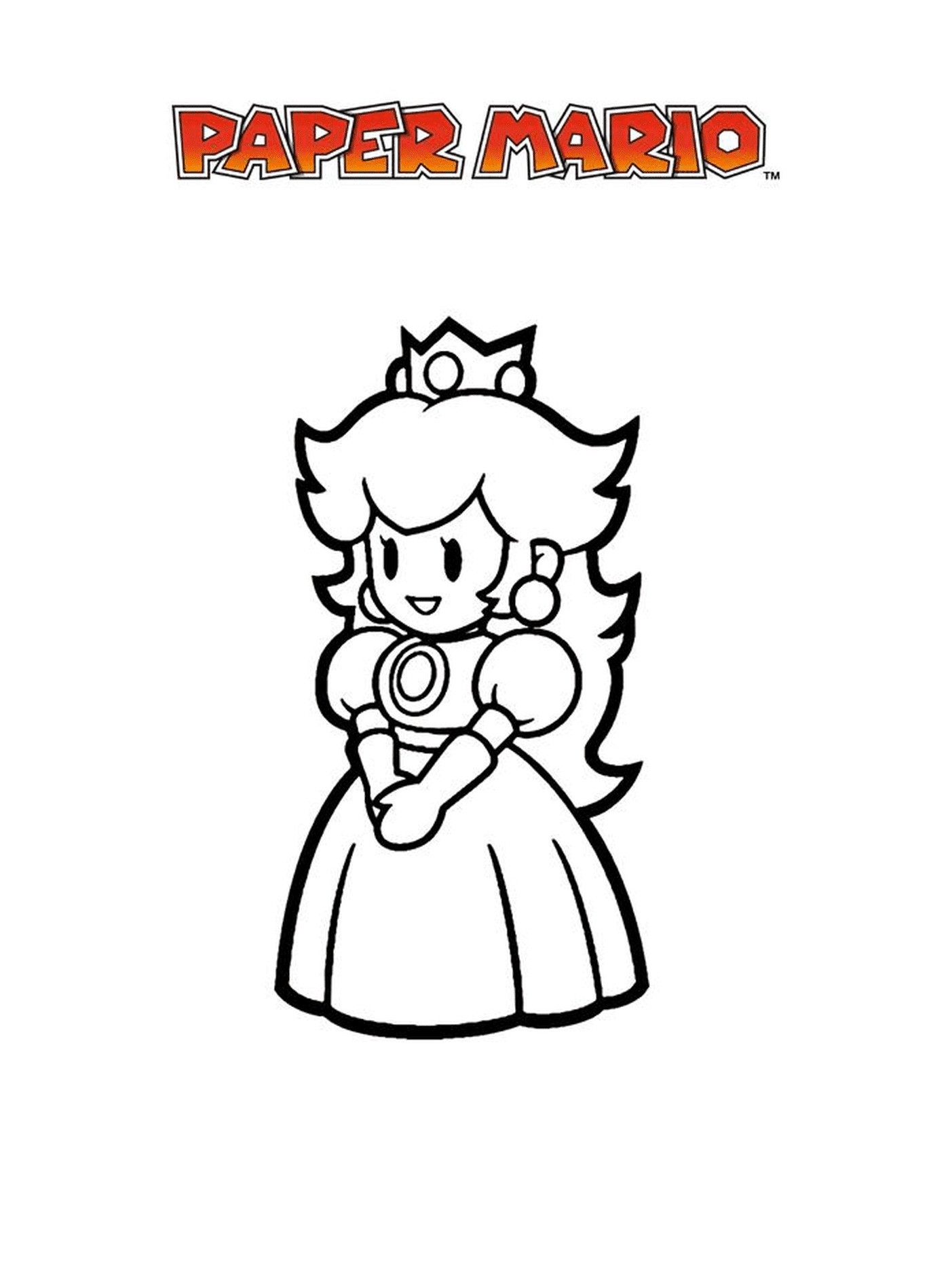  Mario Paper Millennium 13, uma princesa 