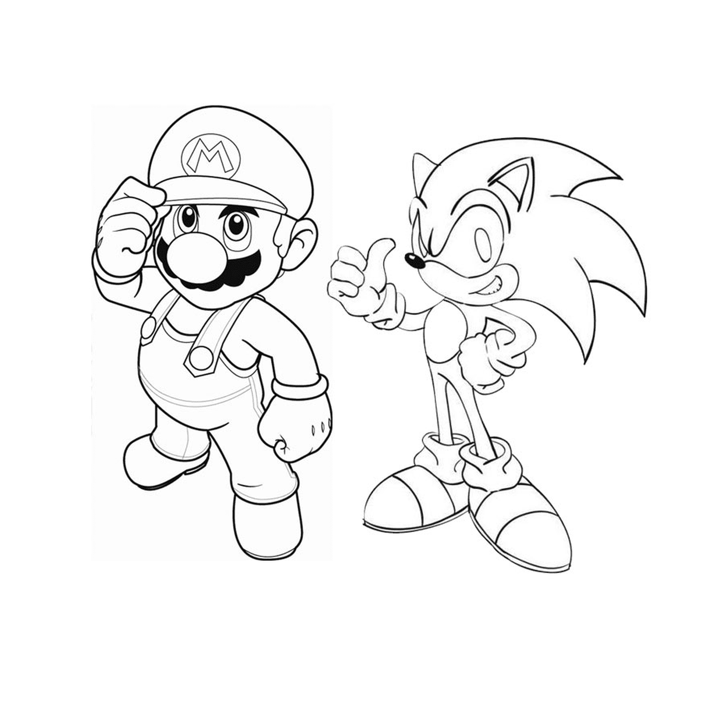  Sonic o ouriço e Mario 