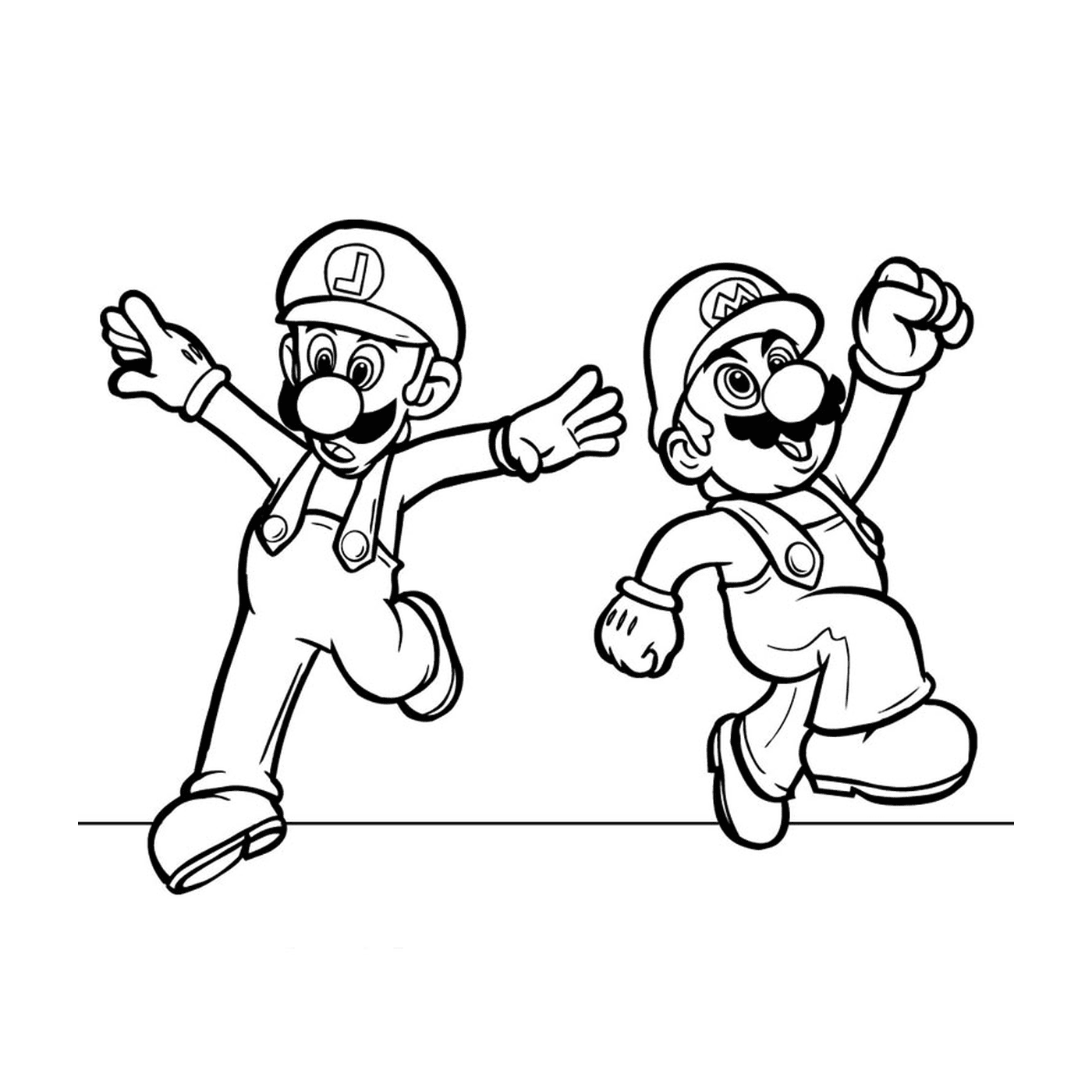  Mario e Luigi juntos 