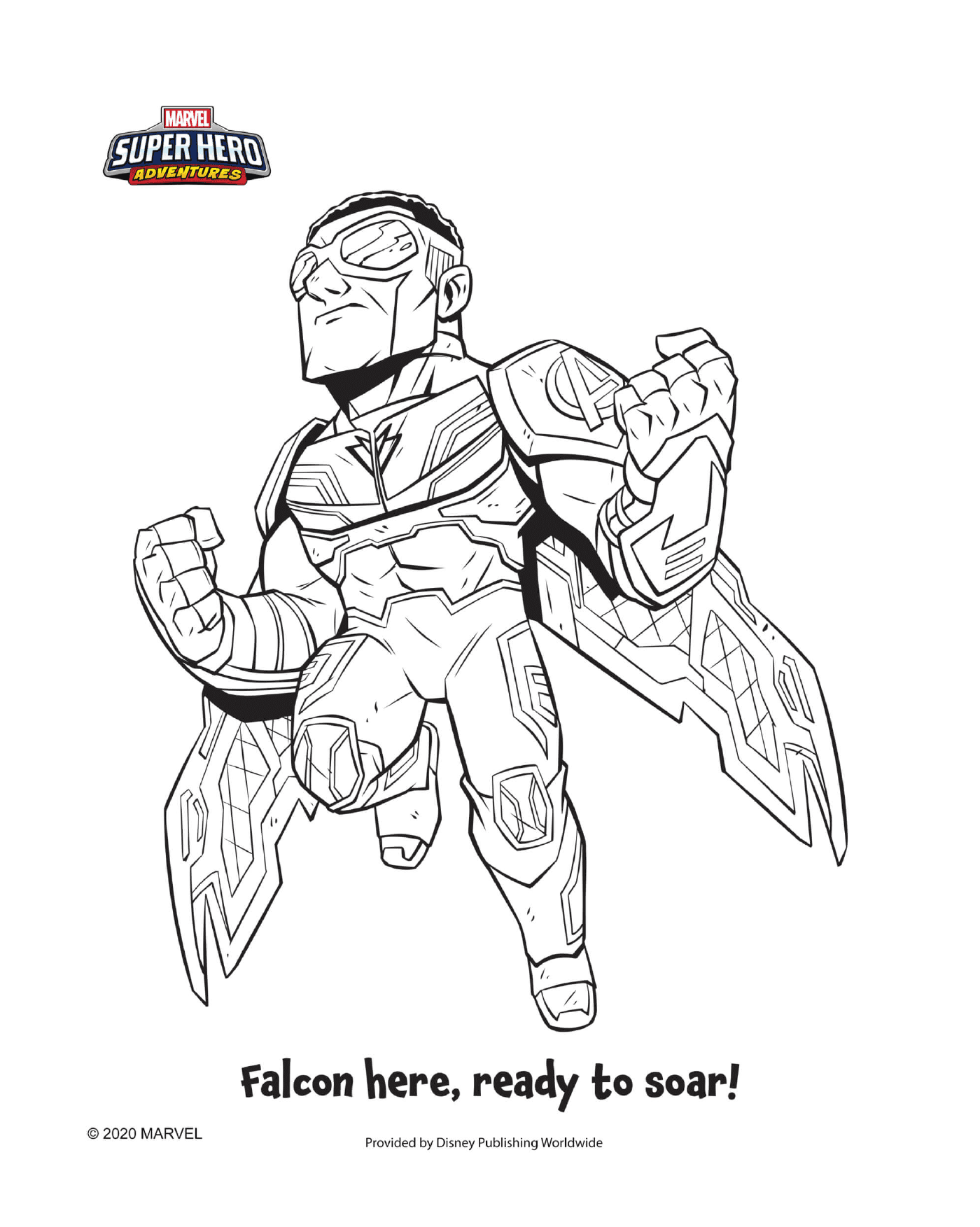  Falcon, super herói equipado 