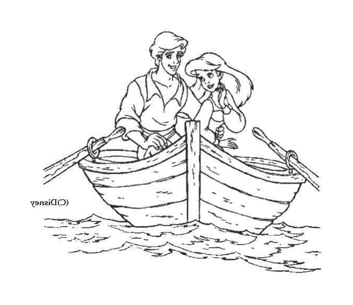  Sirene em um barco 