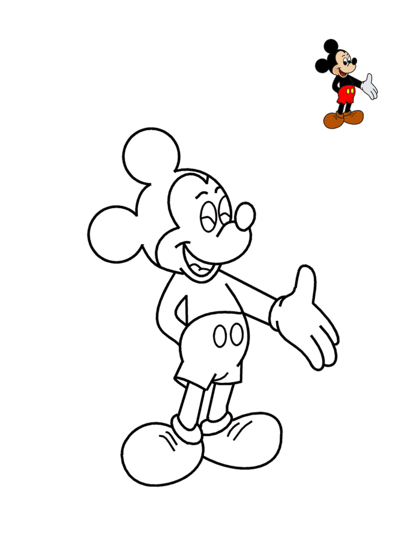  Mickey Mouse, símbolo da Disney Land 