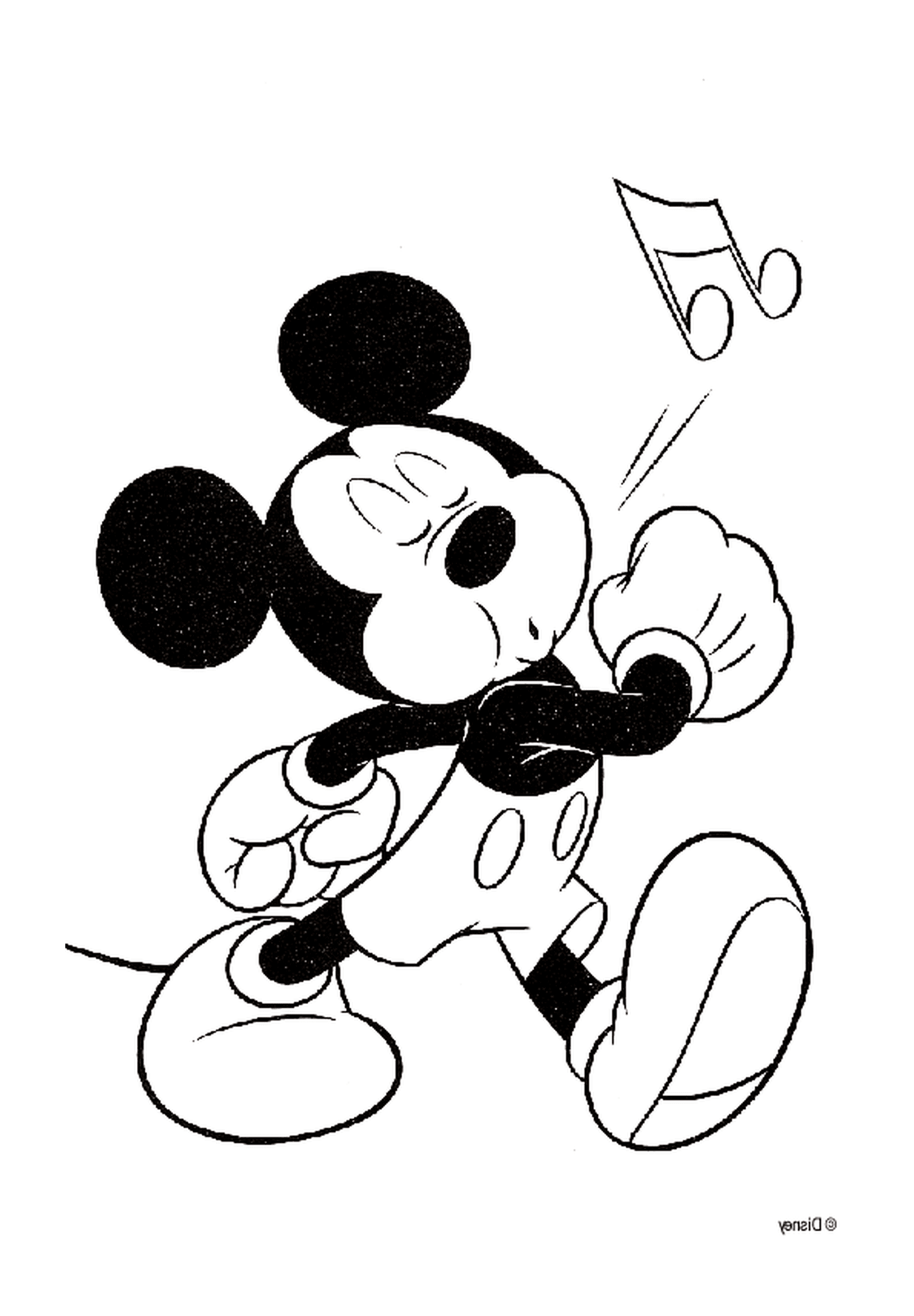  Desenho do apito de Mickey 