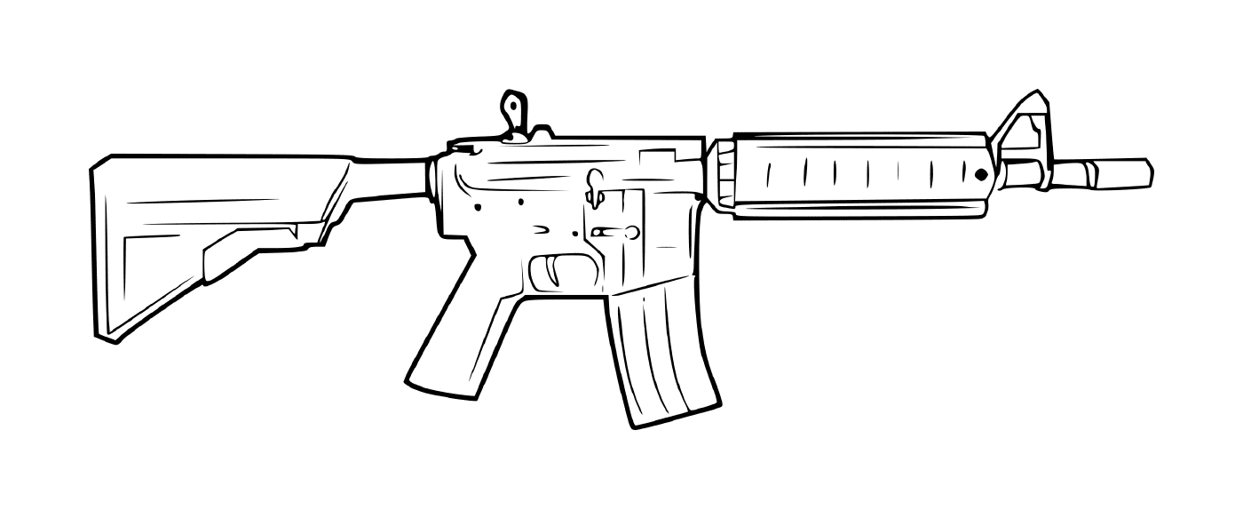  Counter Arms Counter Strike: Um rifle estilo AR-15 