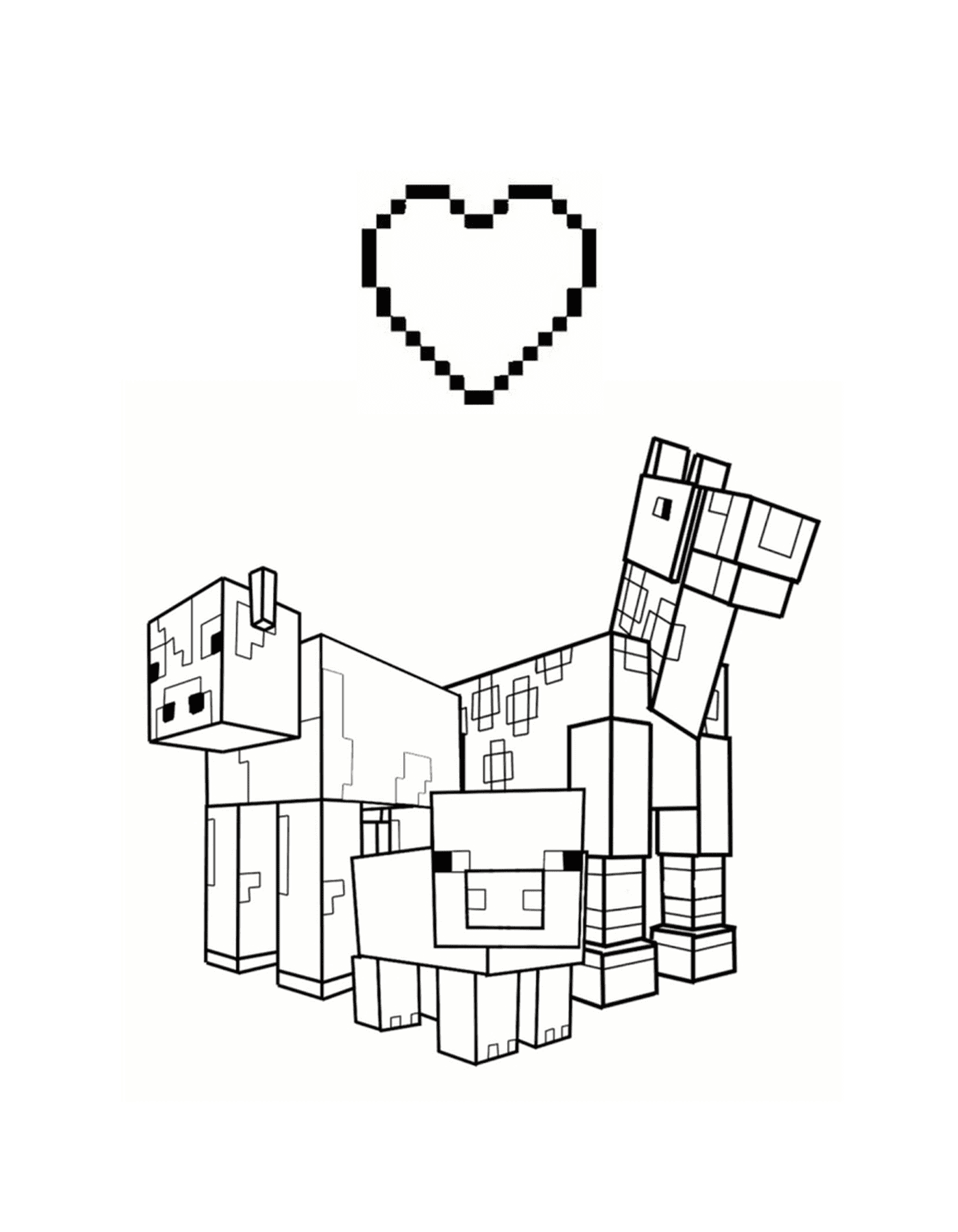  Amor pelos animais Minecraft 