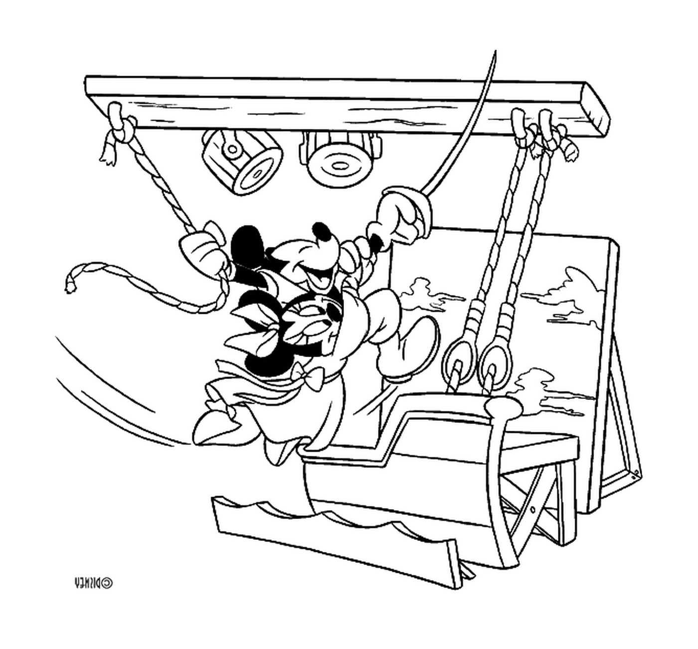  Mickey e Minnie fazem filmes 
