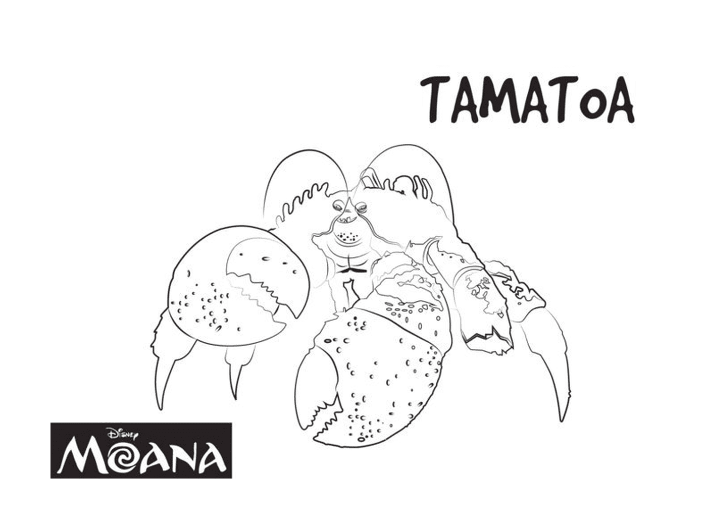  Tamatoa, criatura exótica de Moana 