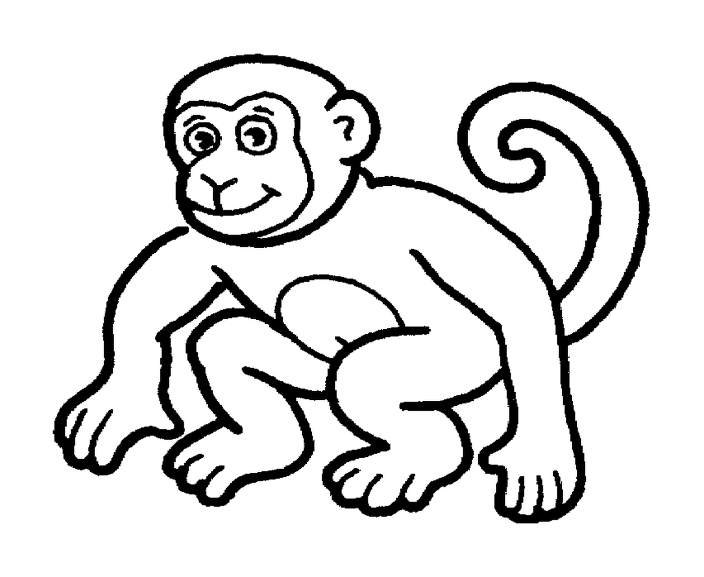  Jogador ágil do macaco 