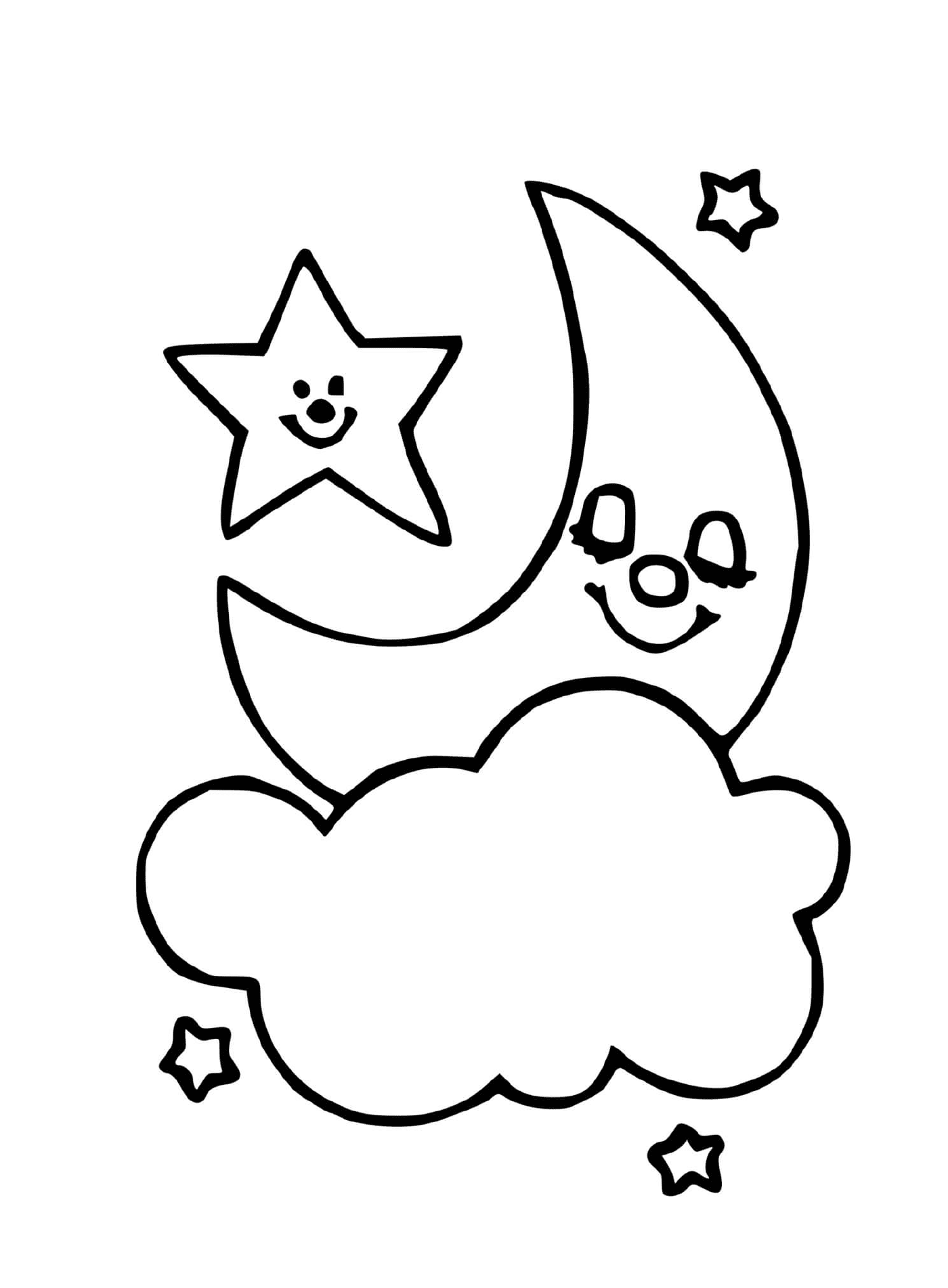  Estrela Feliz e Lua Adormecida 