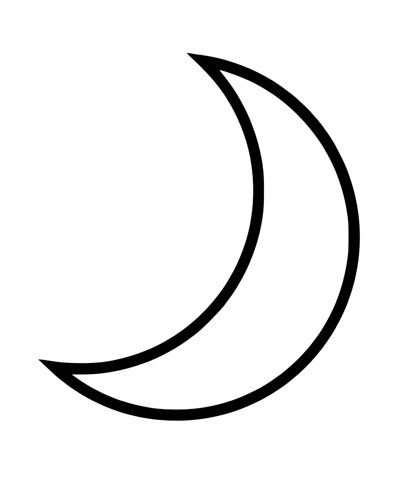  Lua branca simples 