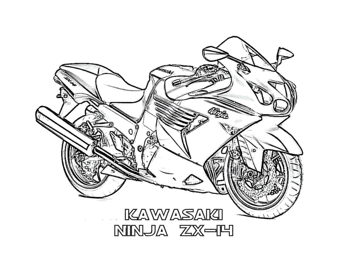  Kawasaki Ninja, motocicleta Batman 