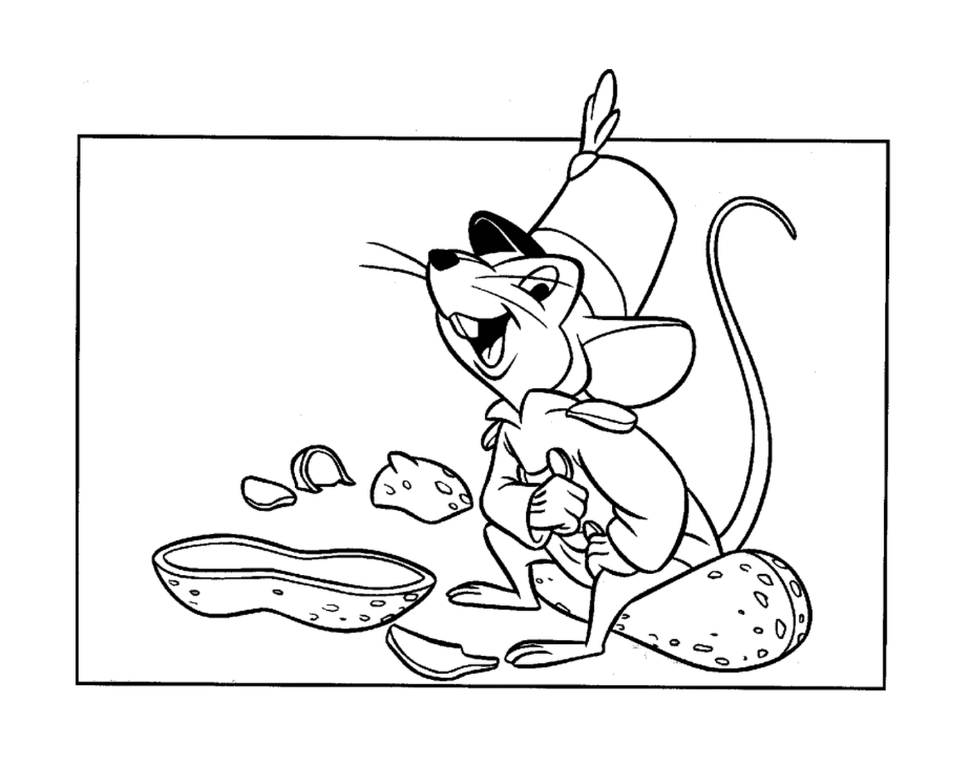  Um rato com avelãs 