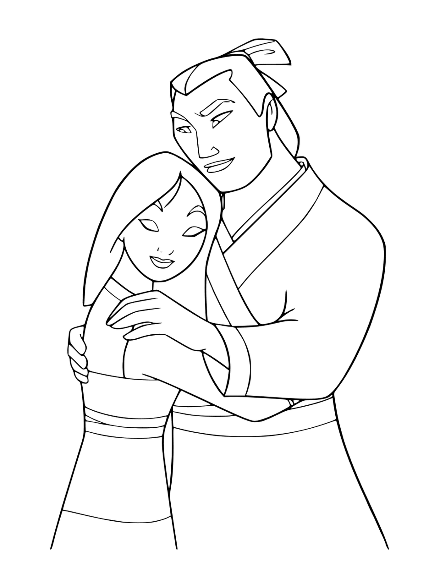  Li Shang confortos Mulan 