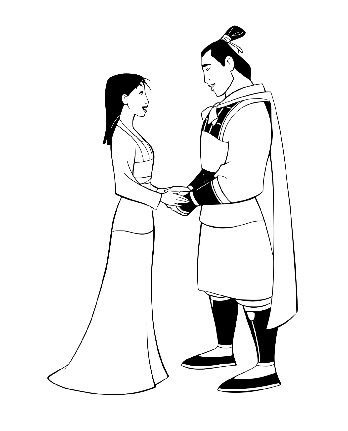  Mulan e Li Shang, cúmplices 