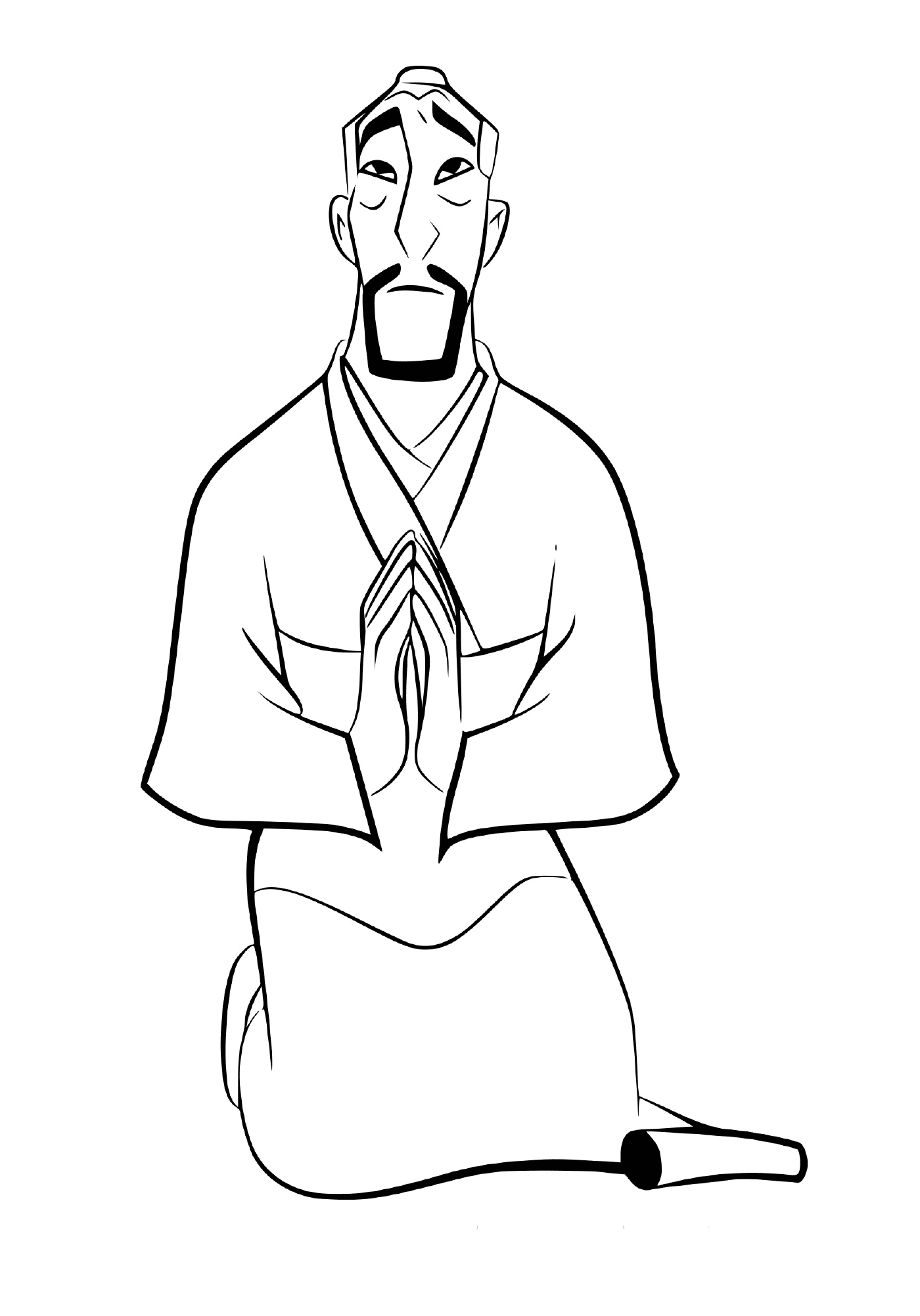  Fa Zhou, pai de Mulan 