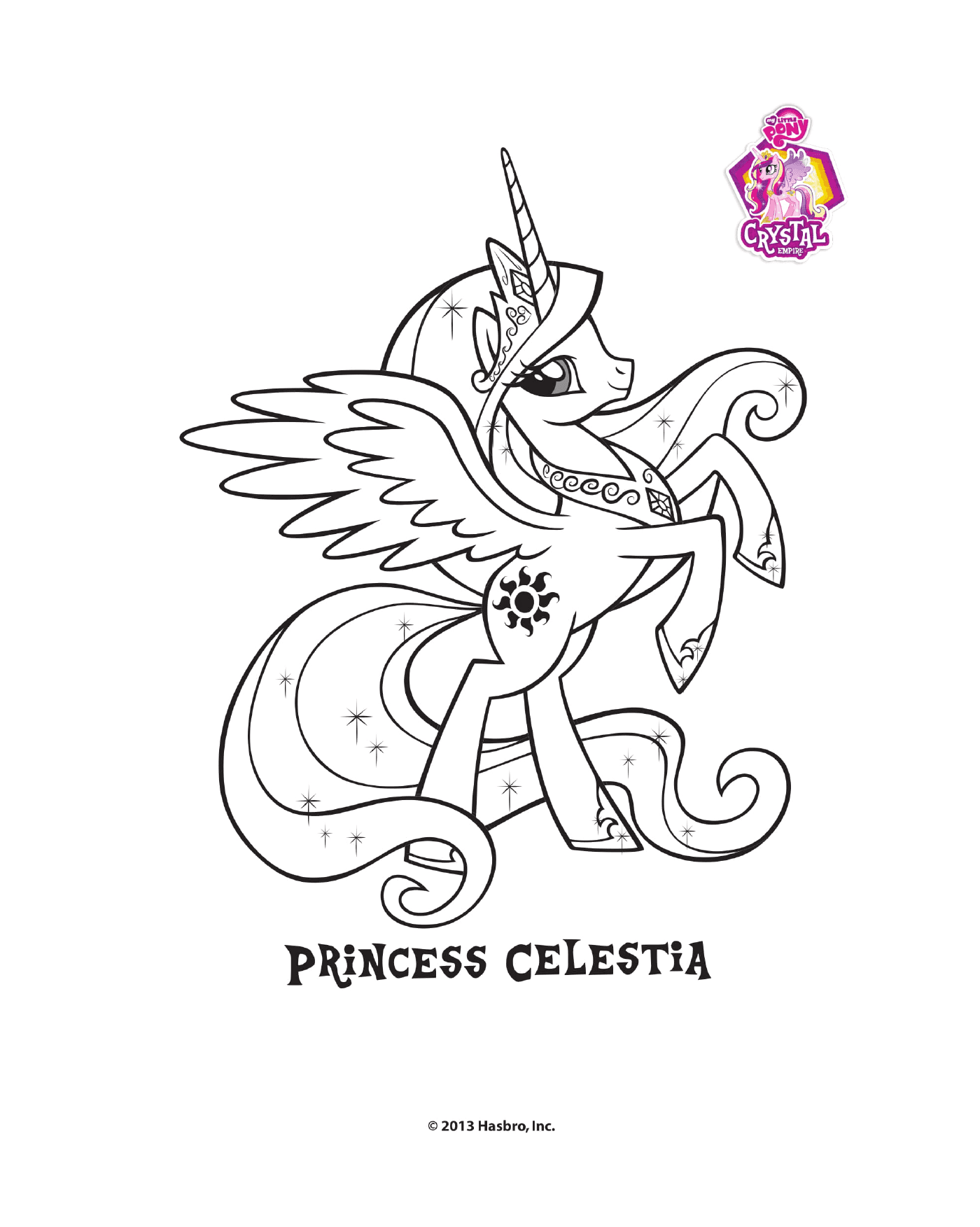  Princesa Celestia do Império Cristal 