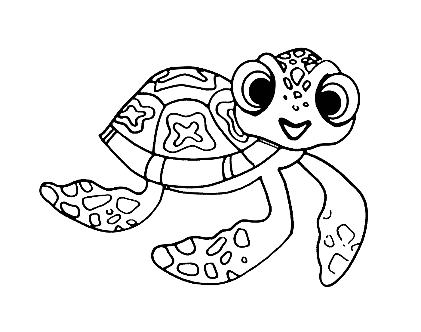  A pequena tartaruga de Squirt, Nemo e Dory 