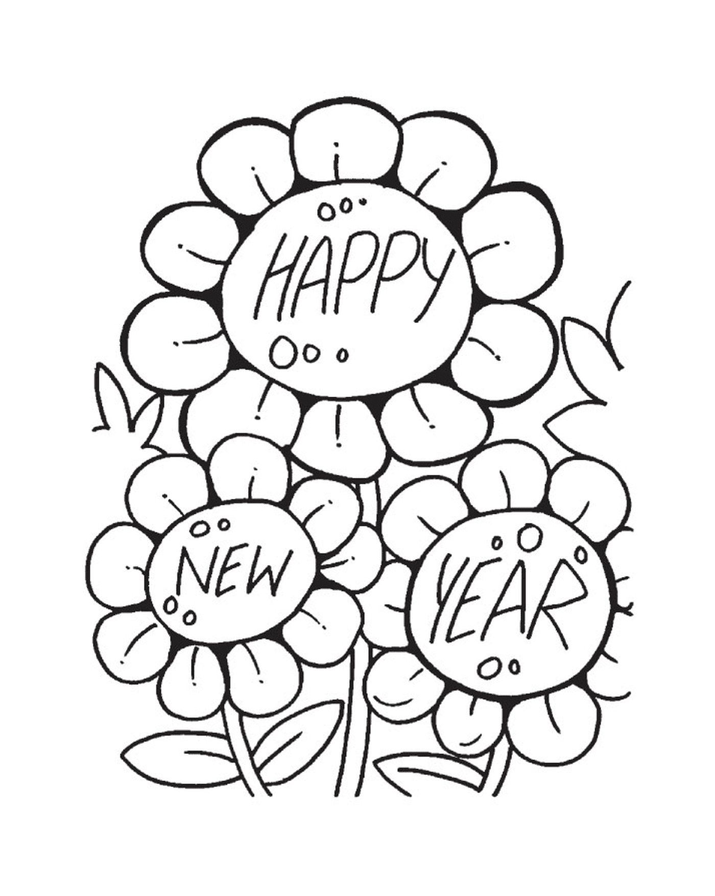  Flores para o Ano Novo, Feliz Ano Novo 2017 