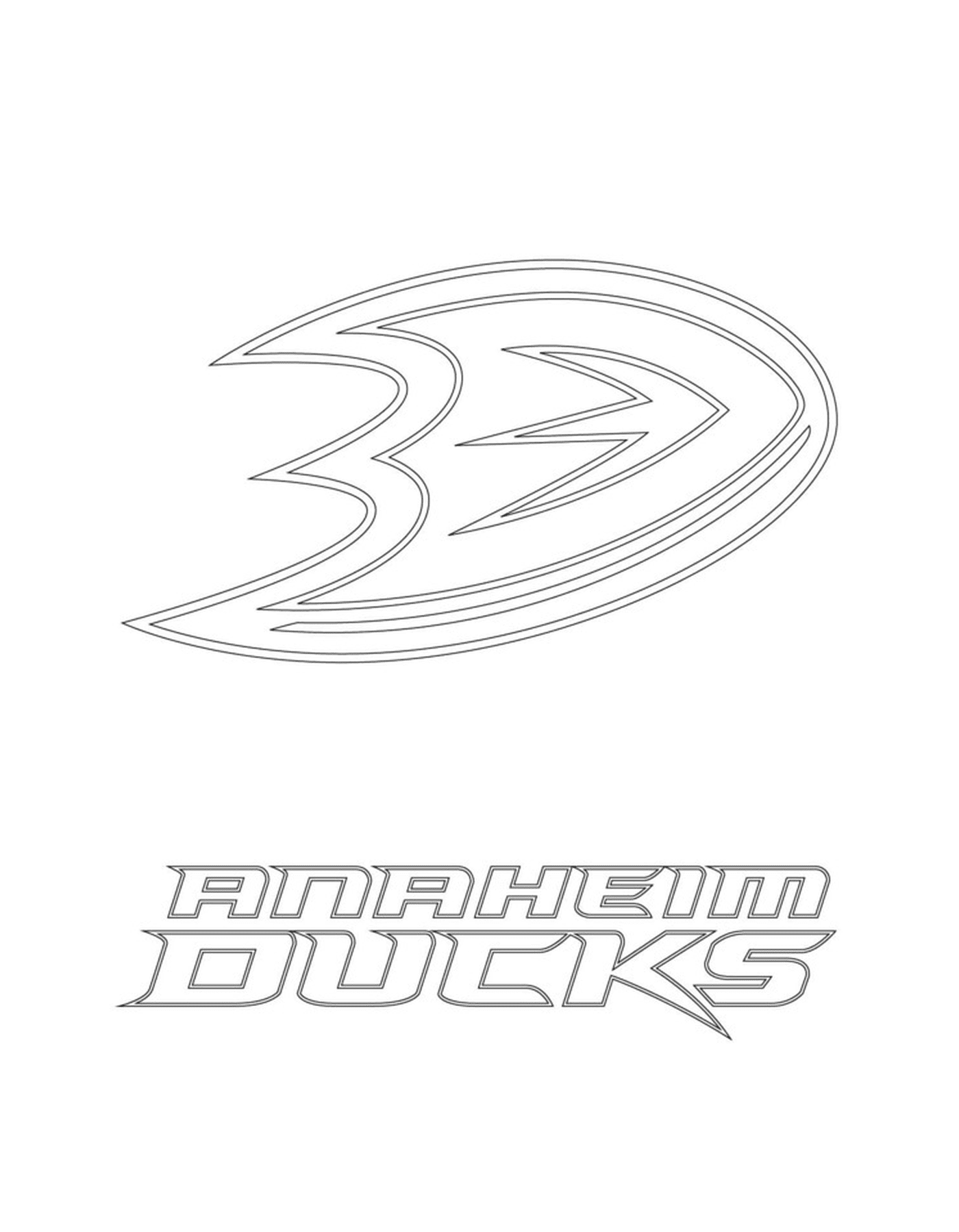  Logotipo dos Patos de Anaheim 