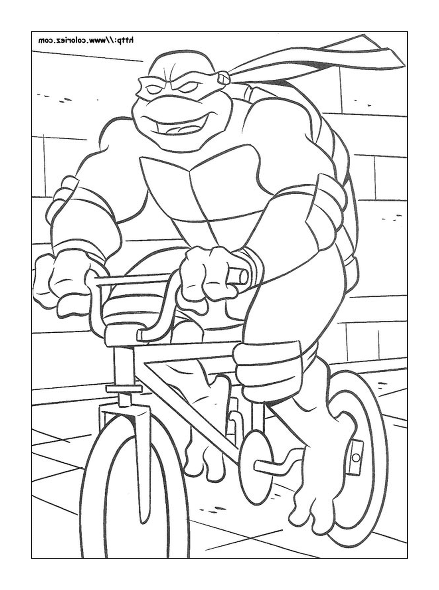  macho em uma bicicleta 