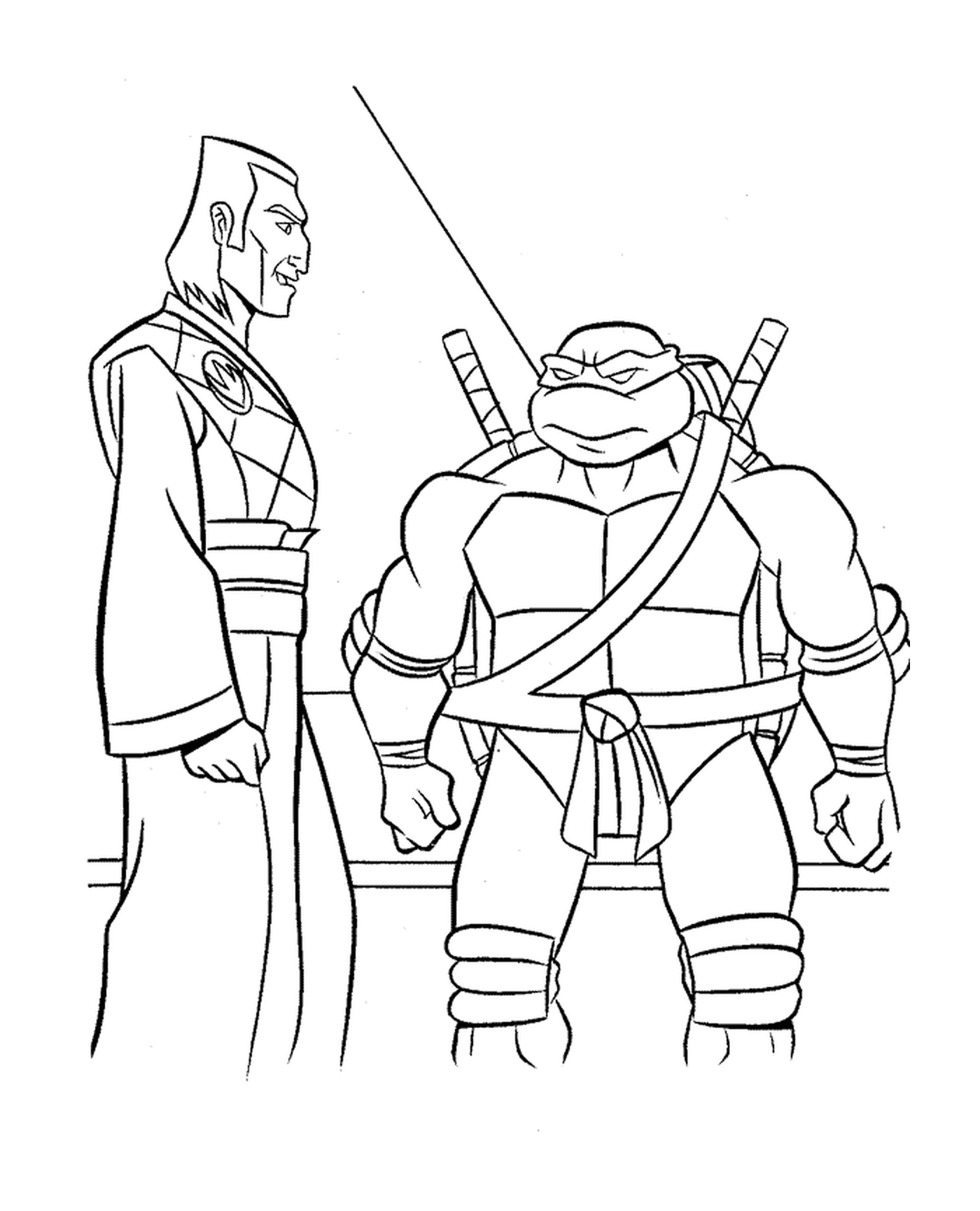  O caráter temível das tartarugas ninja 
