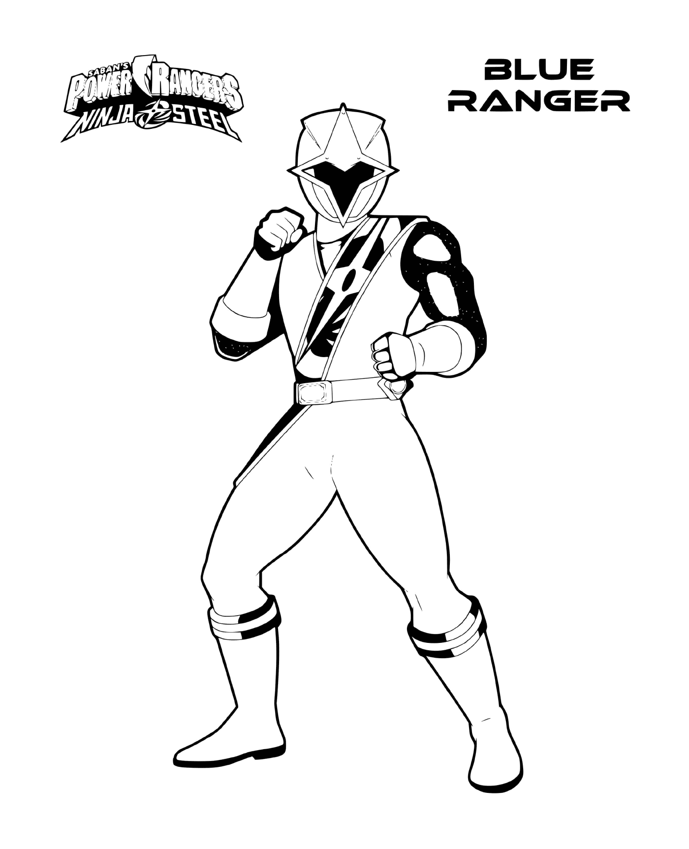  Power Rangers Steel - Ranger Azul 