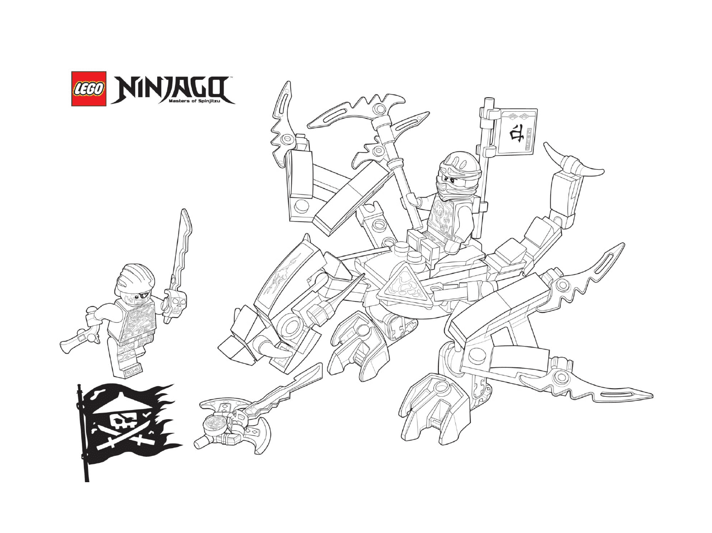  Dragão Lego Ninjago vs bucko 