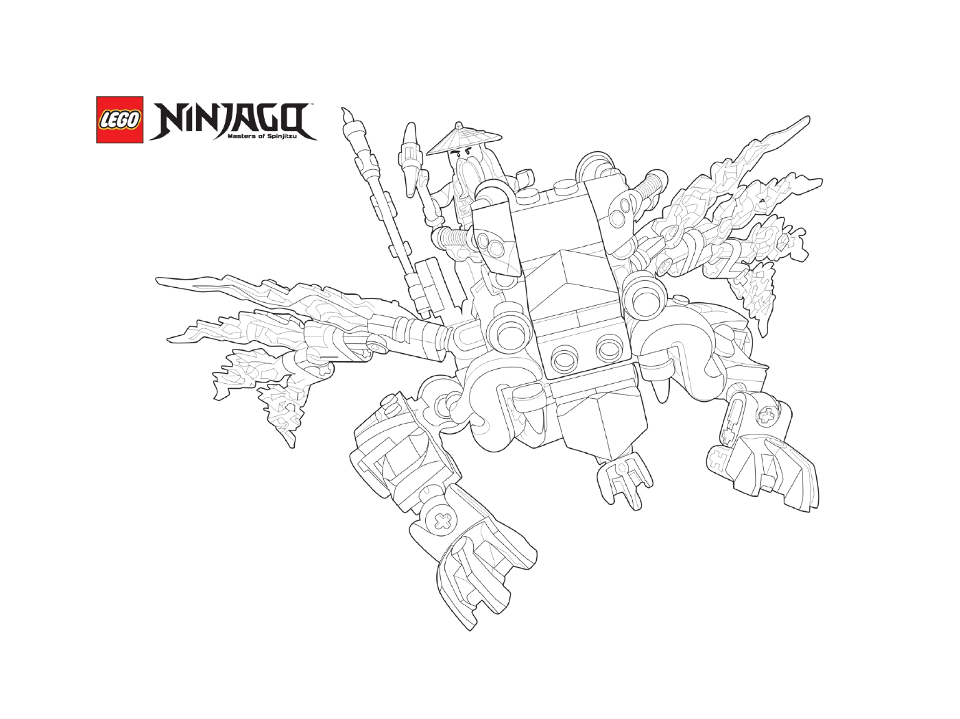  Ninjago no dragão em velocidade 