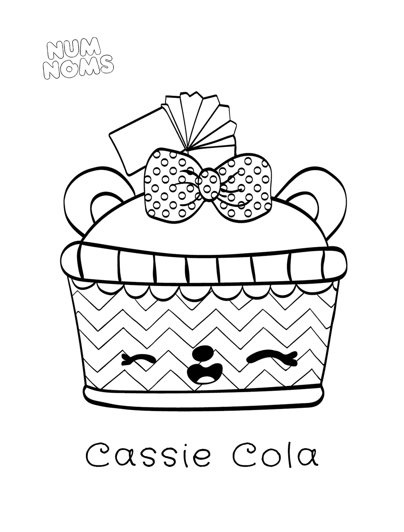  Desenho para colorir Num Names Cassie Cola 