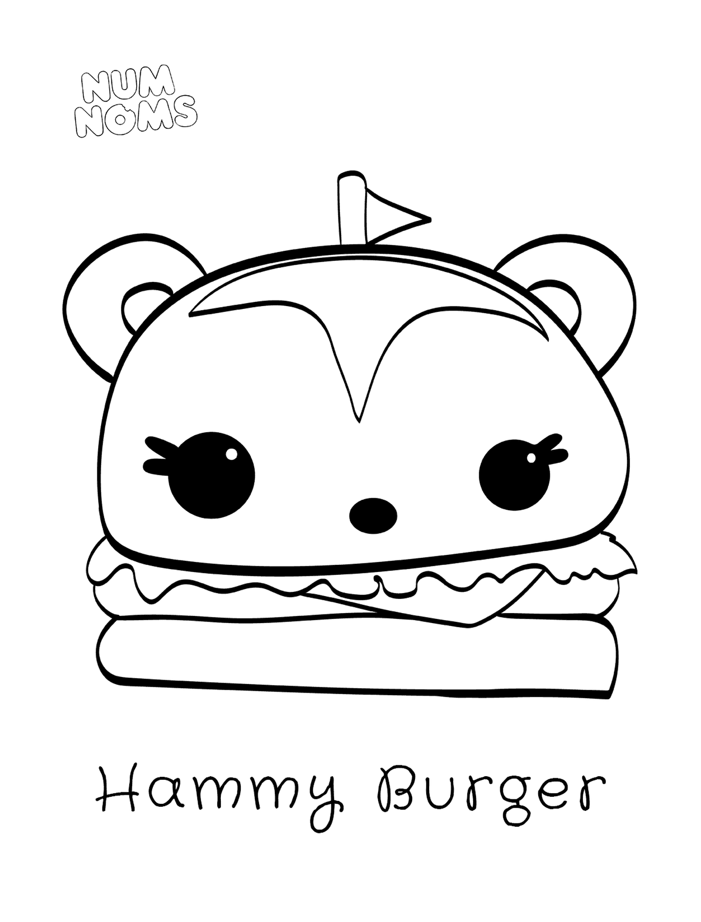  Burger de animais engraçados 