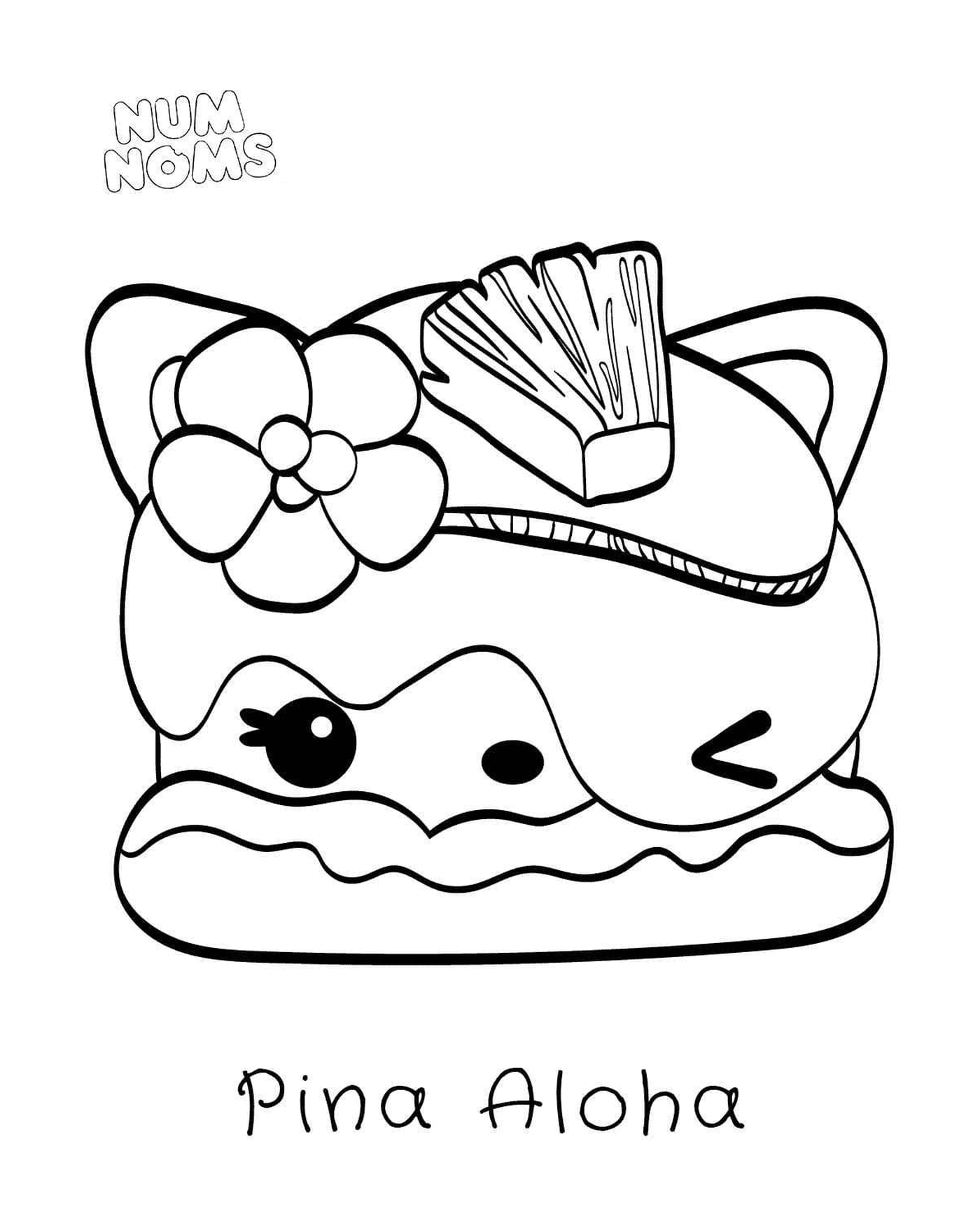  Pina Aloha Num名称,水果三明治 