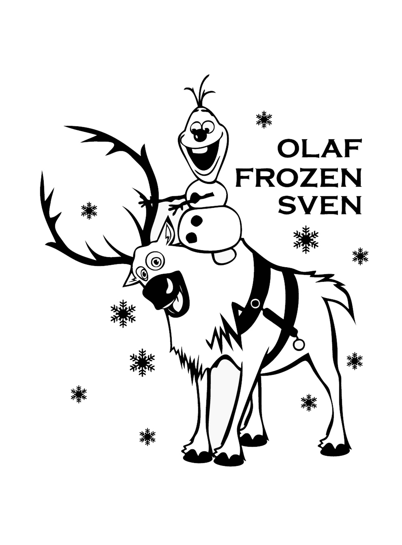  Olaf com Sven 