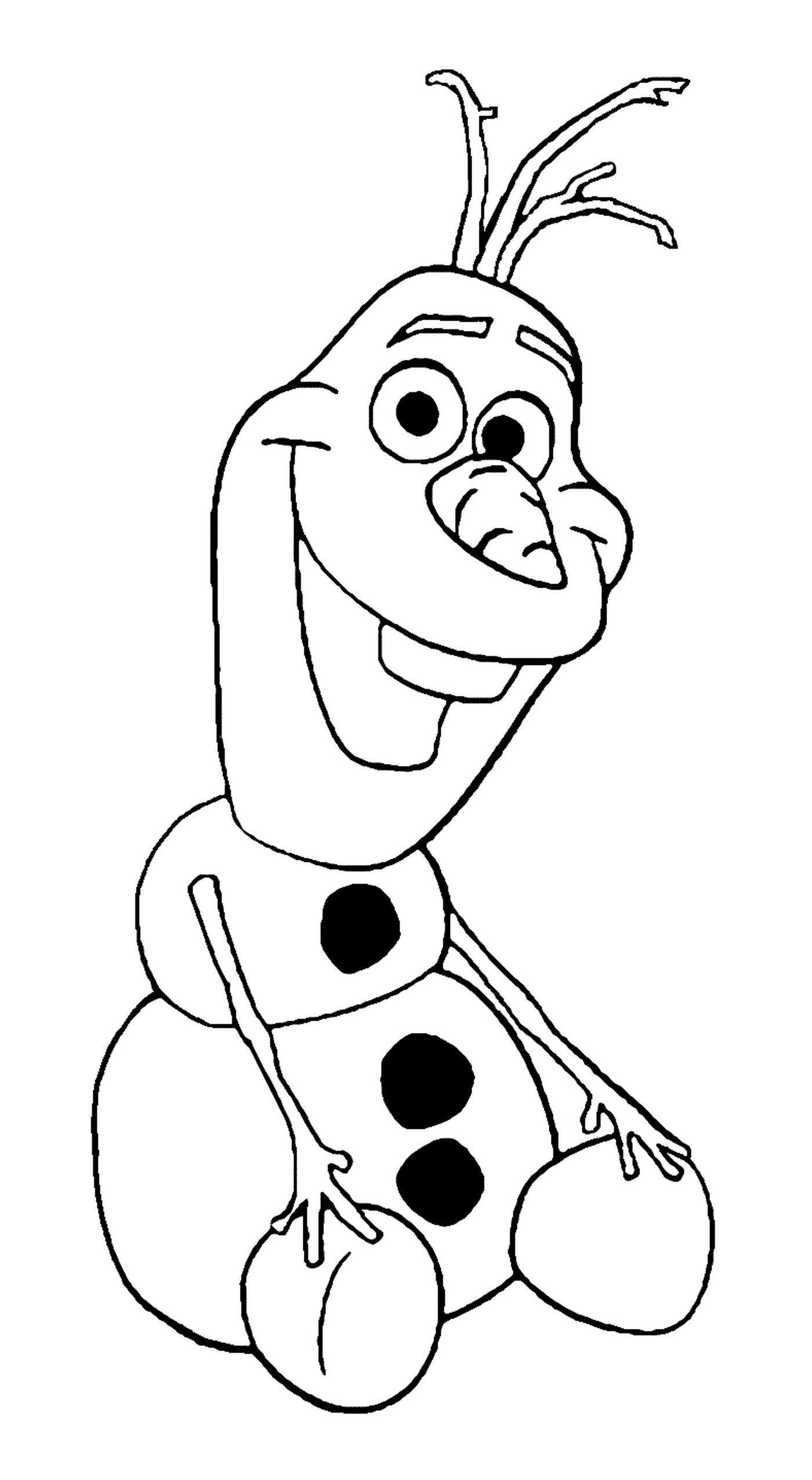  Olaf espera por Anna e Elsa 