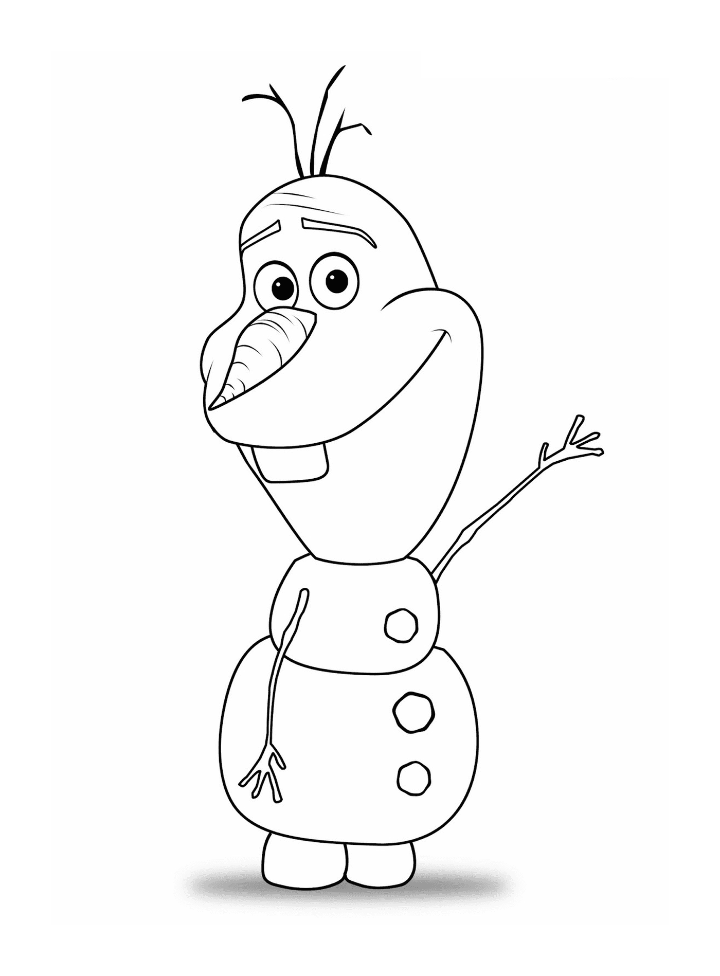  Feliz Olaf nevado 