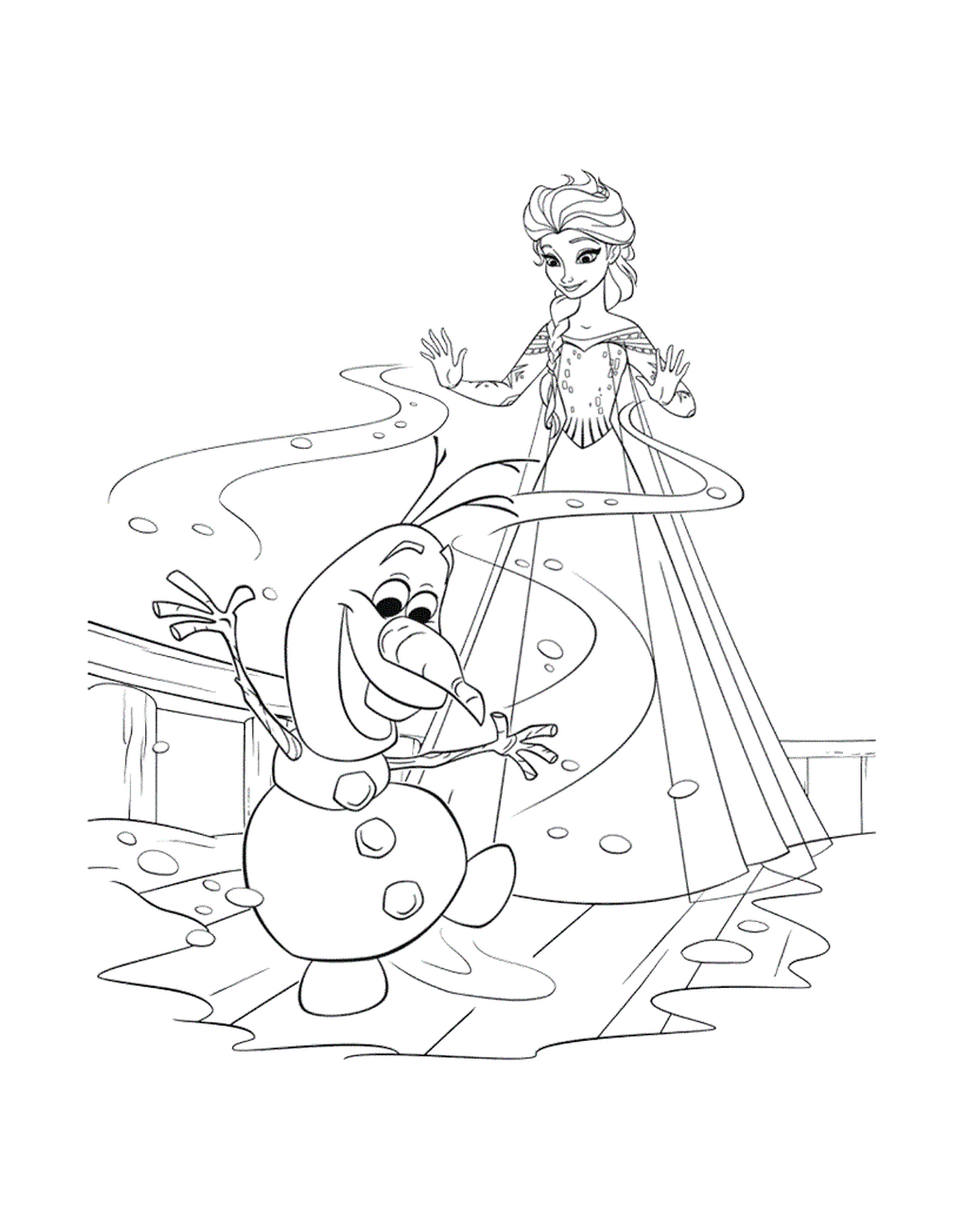  Elsa Elsa和Olaf帮凶 