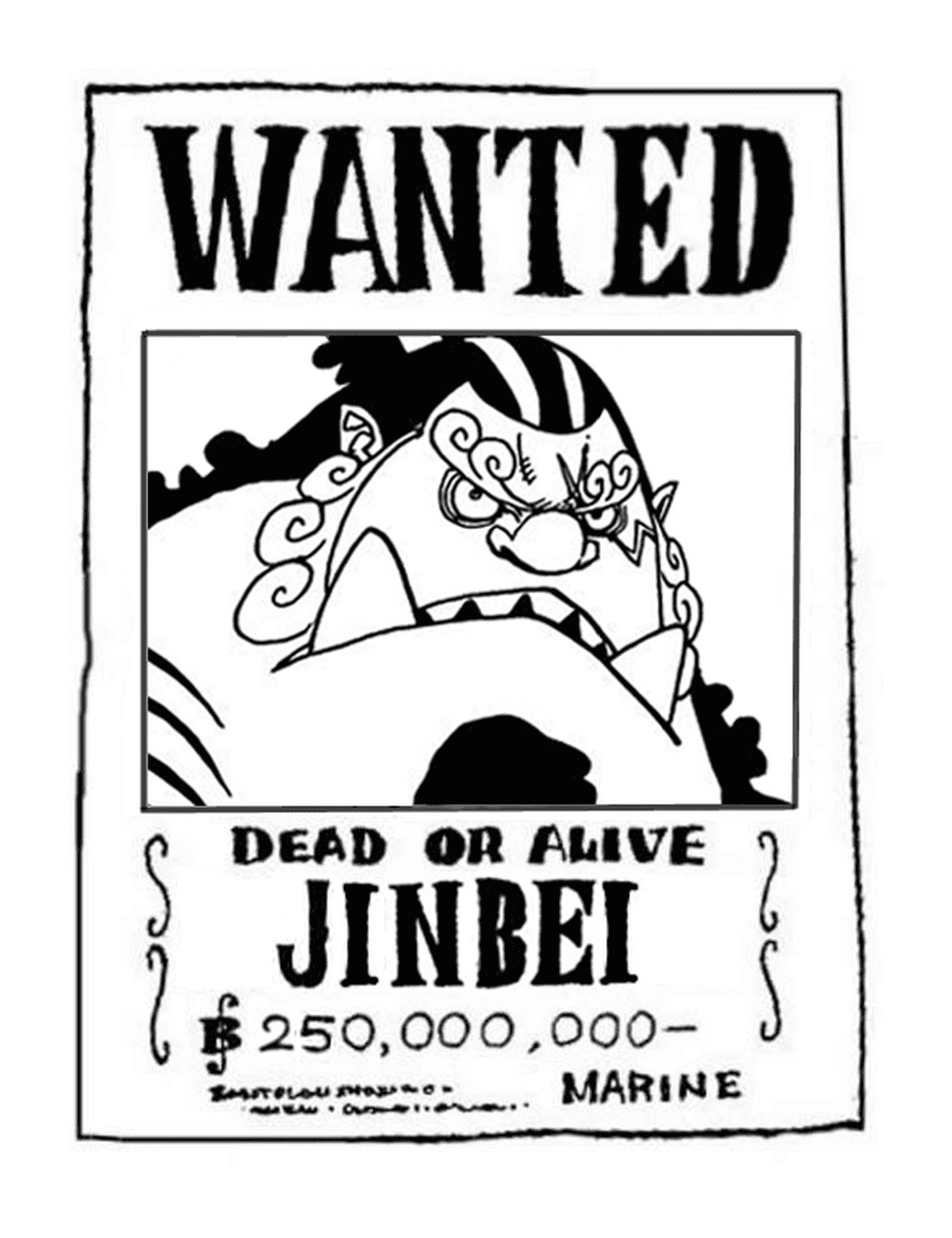  Jinbei procurado, vivo ou morto 