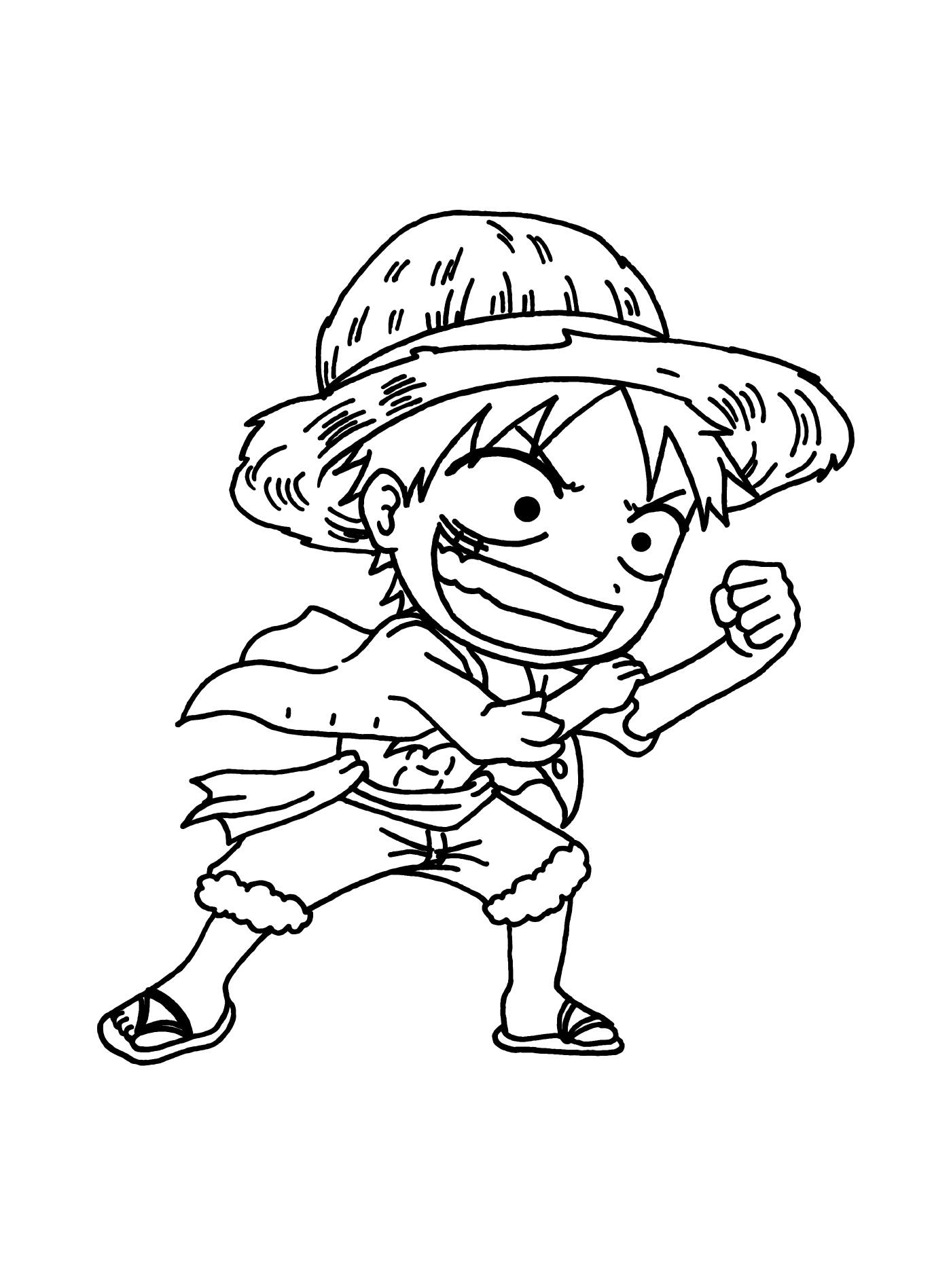  Mini Luffy, manga One Piece 
