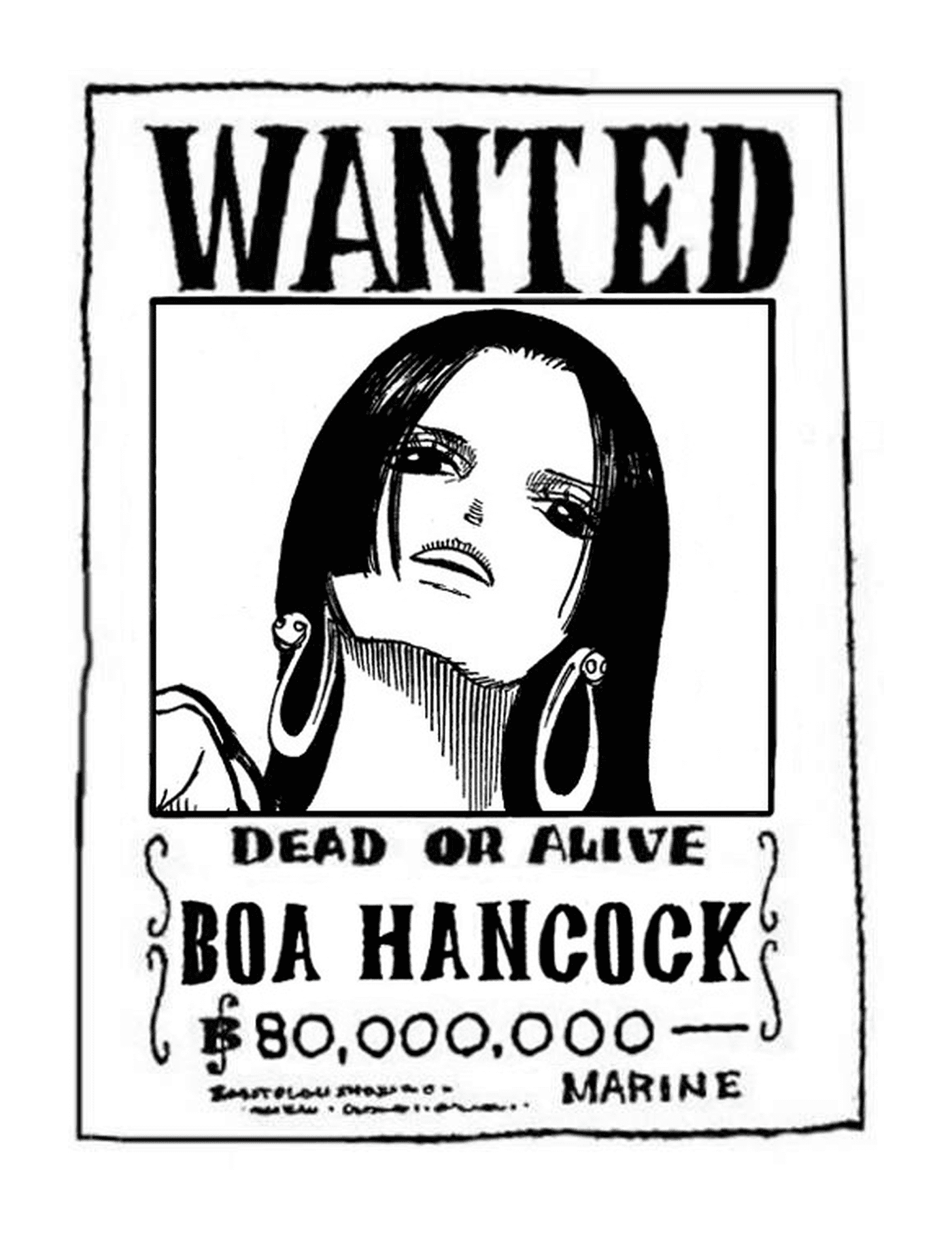  想要Boa Hancock, 无论是死是活 