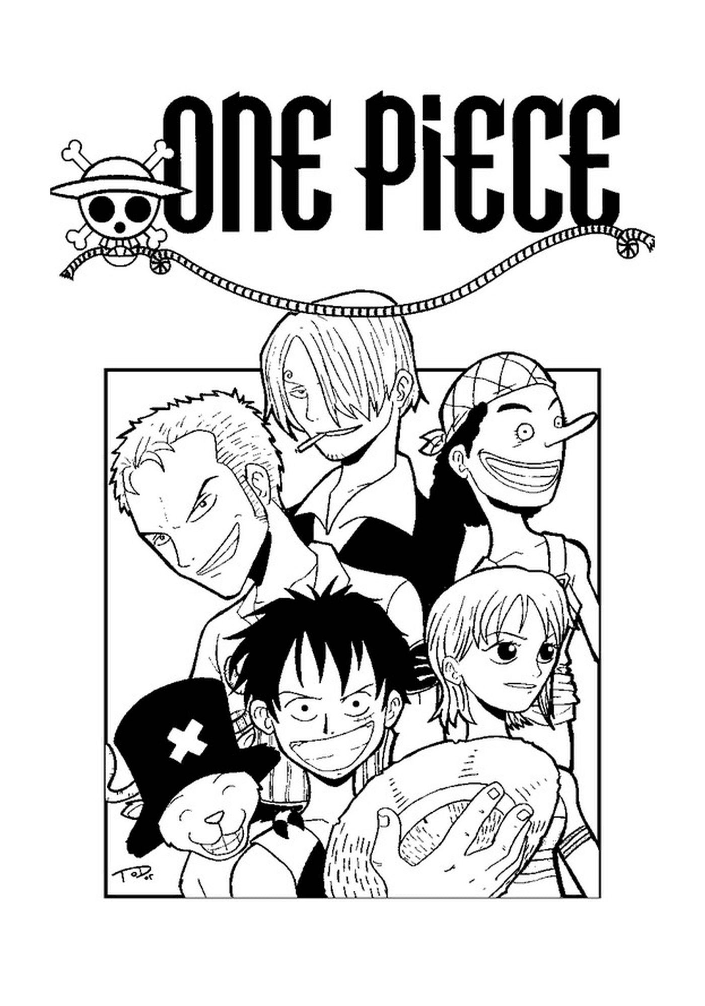  Mangá One Piece, tripulação extraordinária 