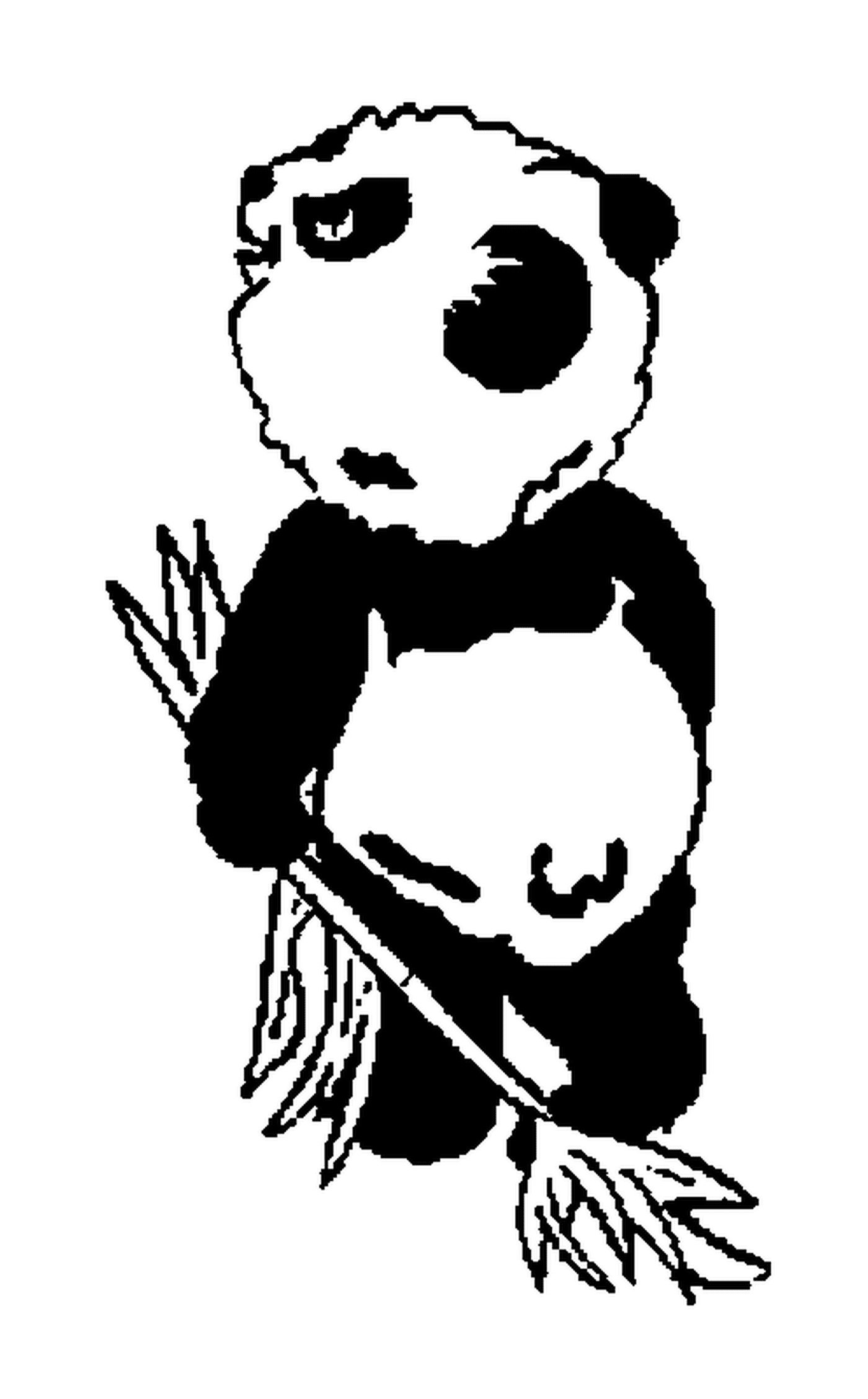 Panda em pé 