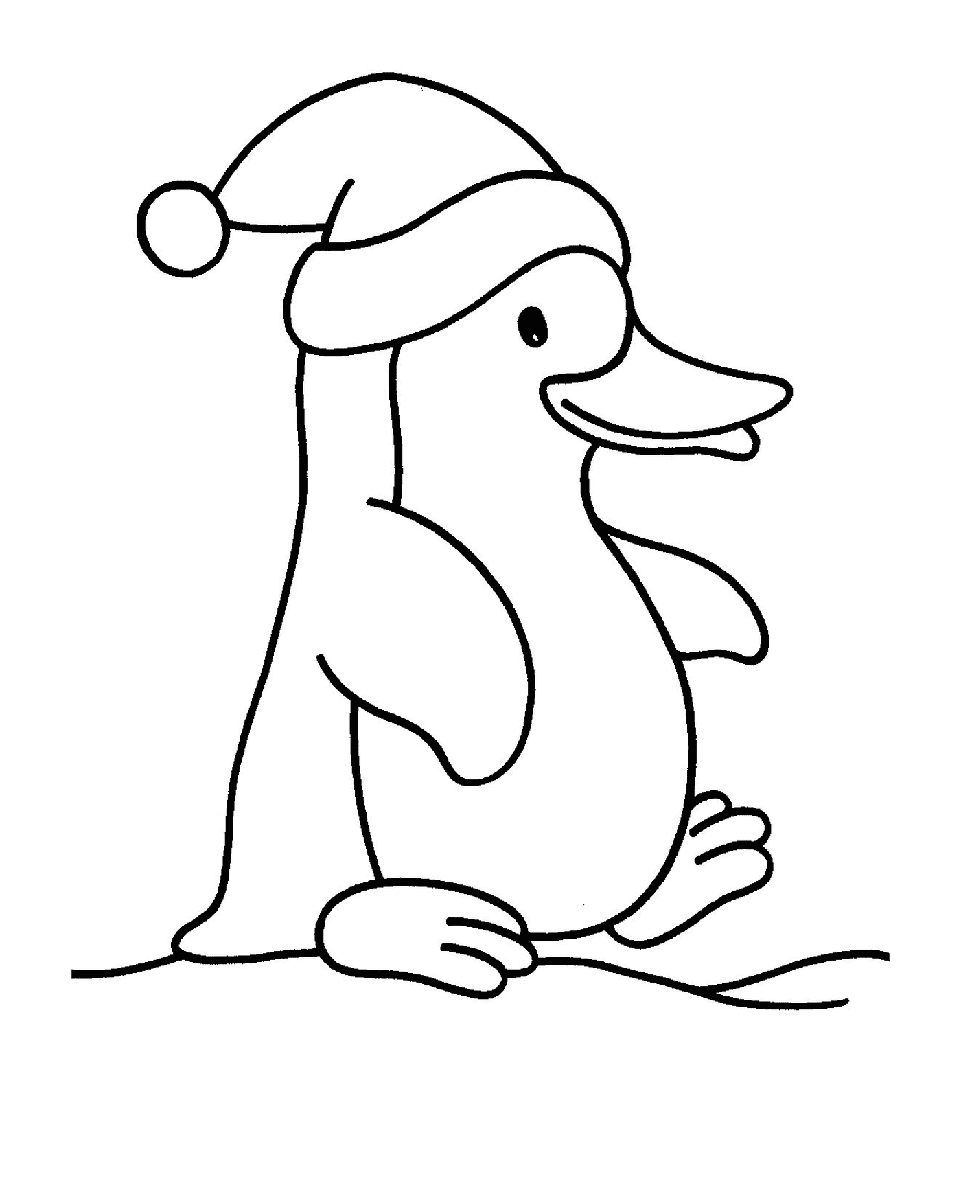  迷人的圣诞企鹅 