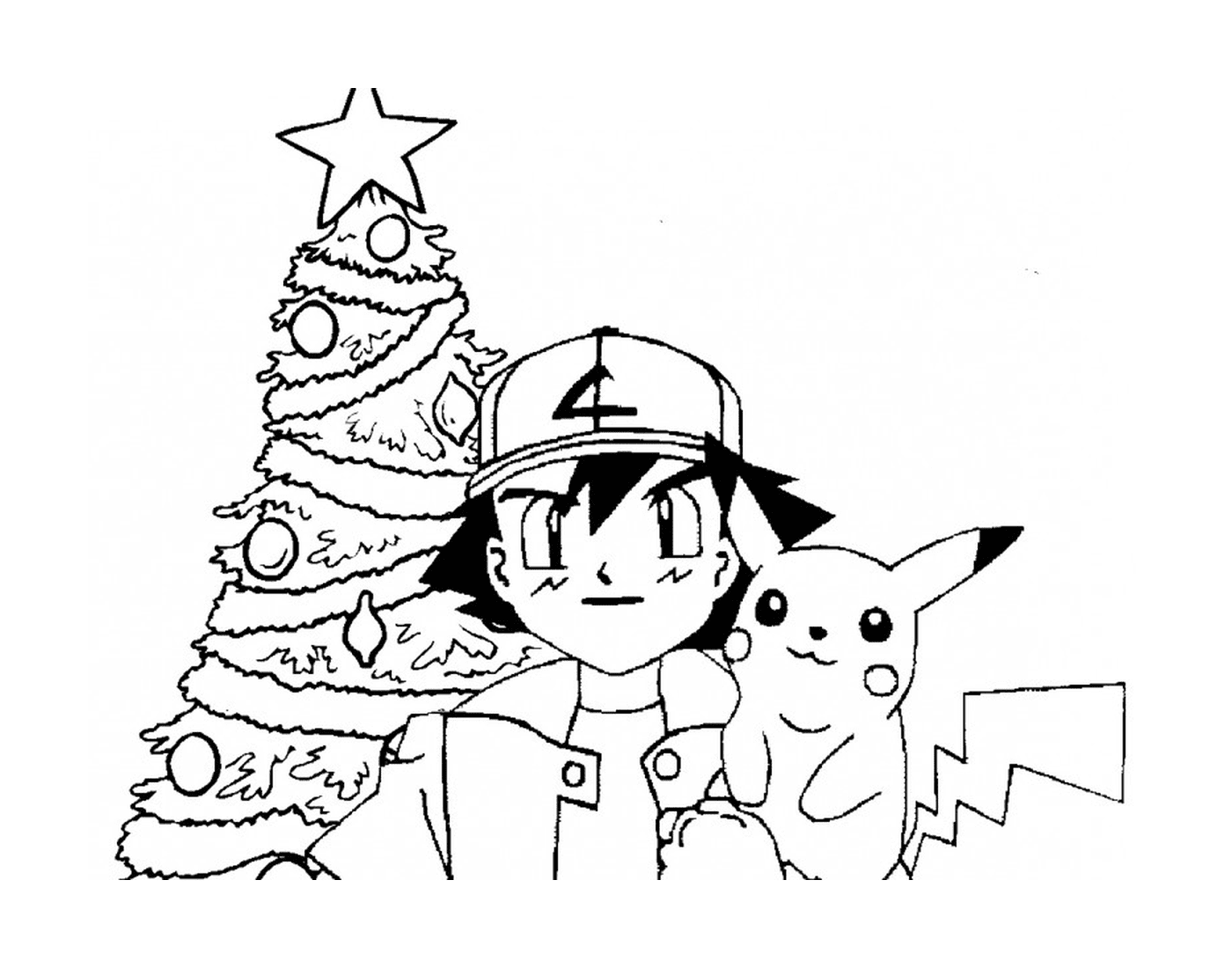  Sacha e Pikachu celebram o Natal 