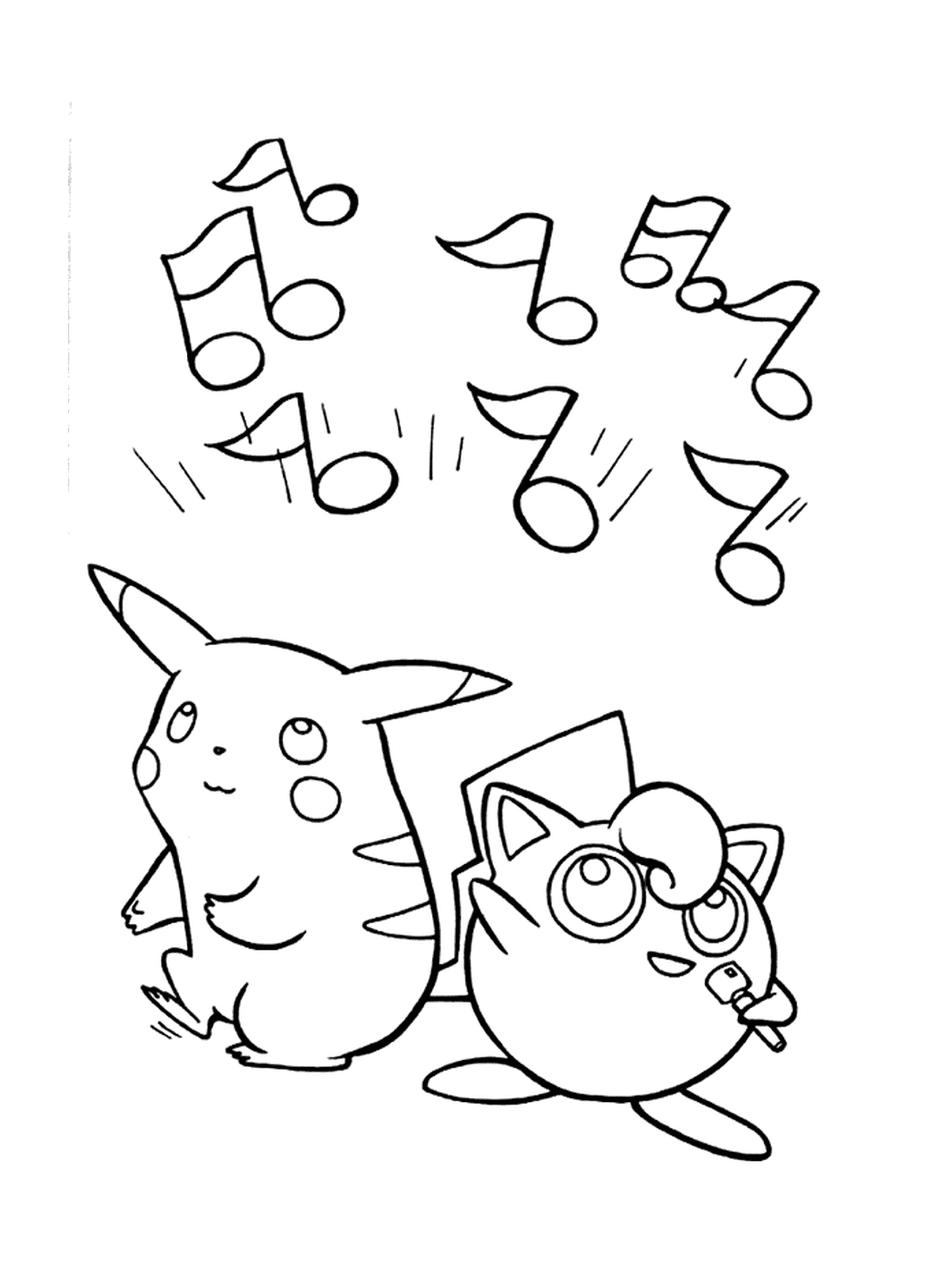  Pikachu和Jiggglypuff, 一个有趣的会议 