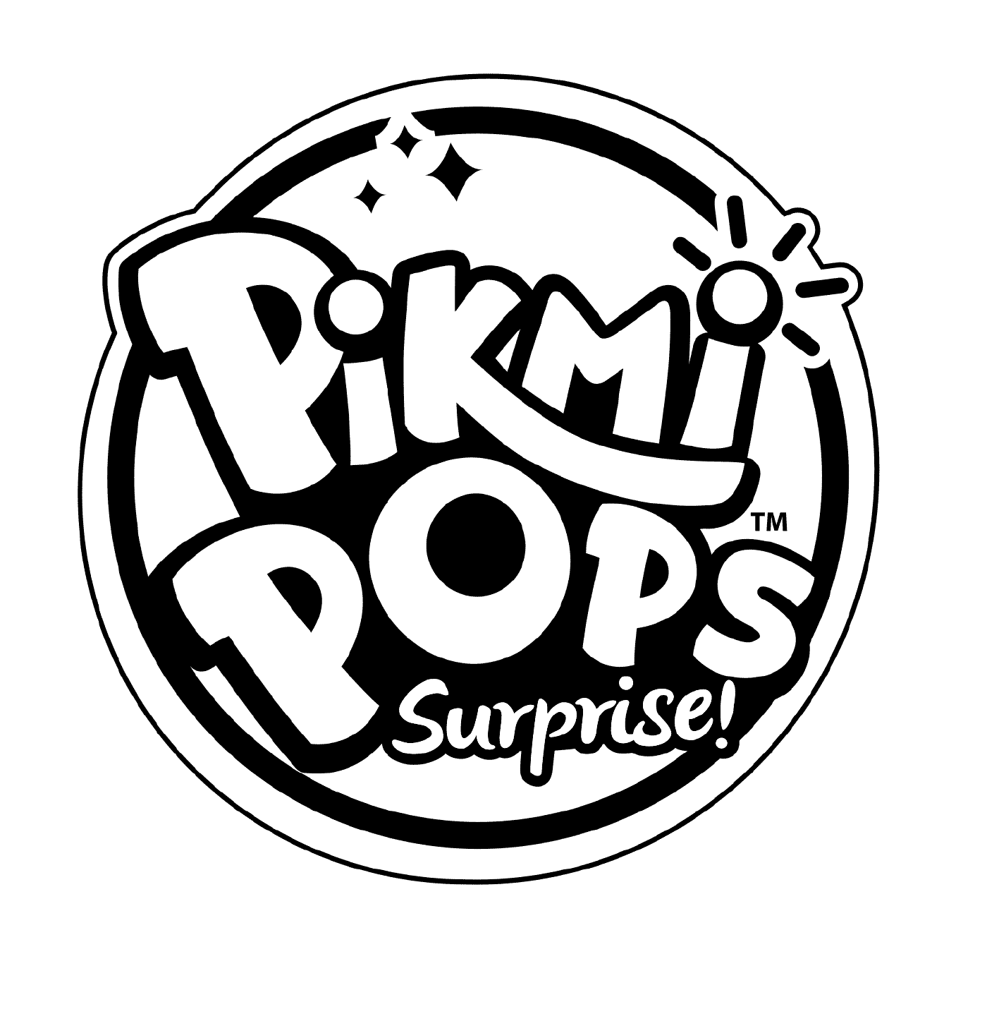  Coloração do logotipo Pikmi Pops 