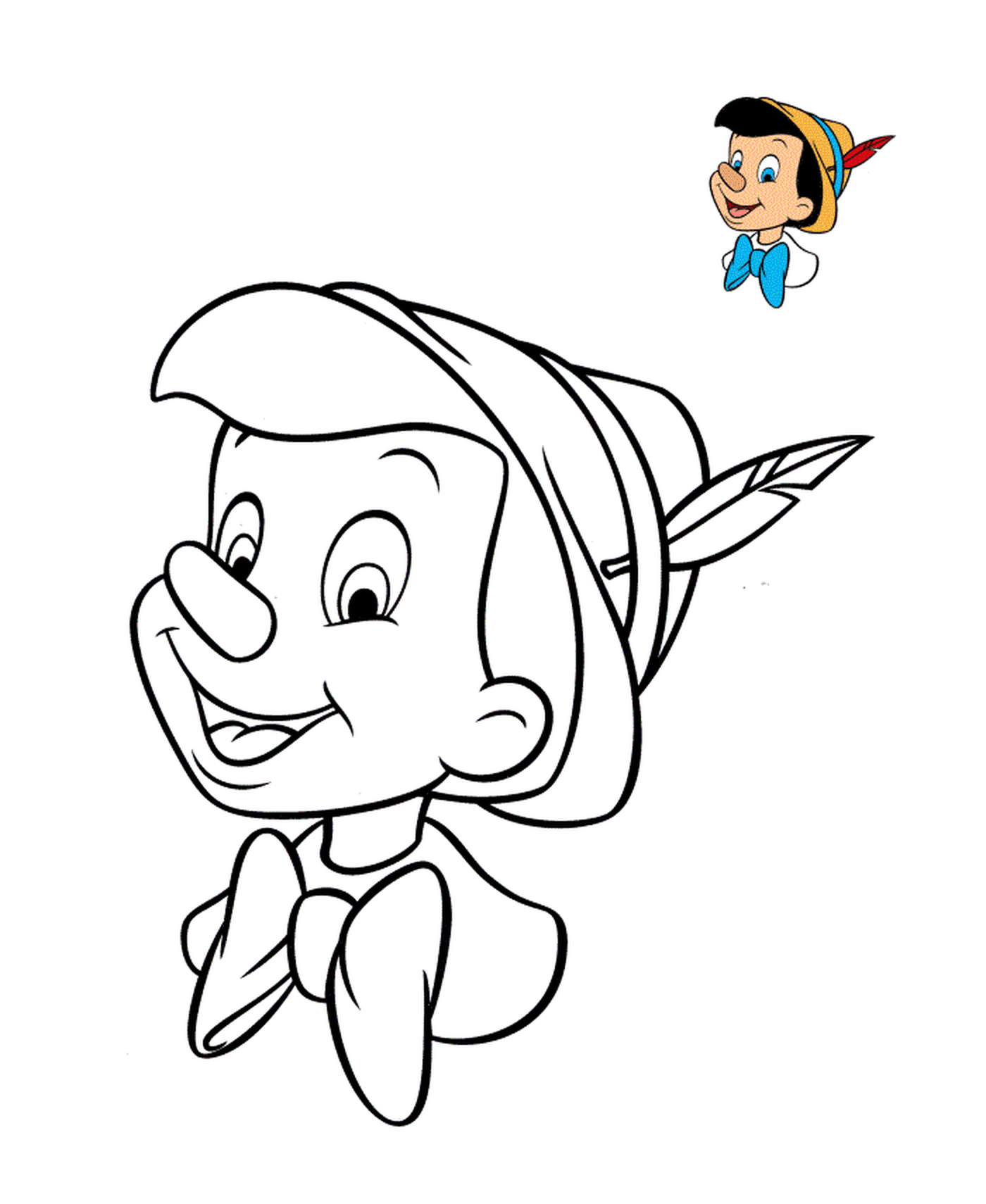  Pinóquio, personagem engraçado da Disney 
