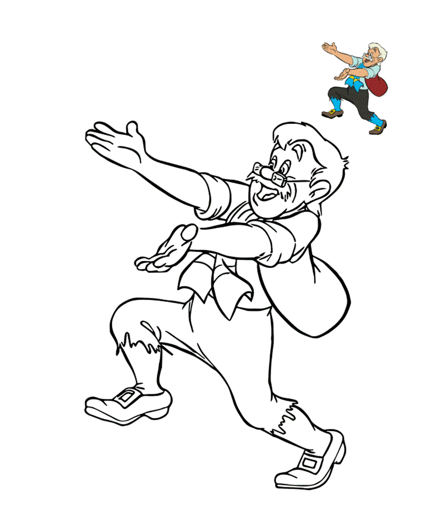  Geppetto, modesto carpinteiro italiano 