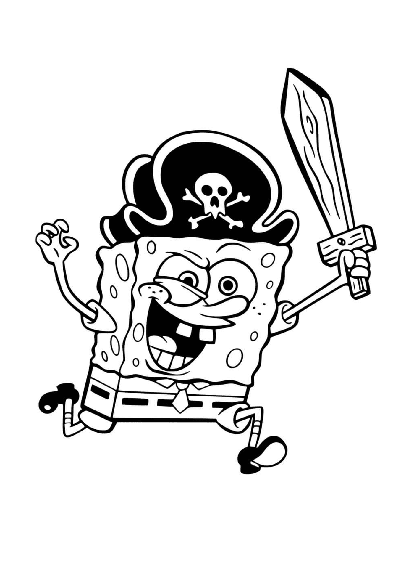  Bob Bob Esponjas O Pirata Divertido 
