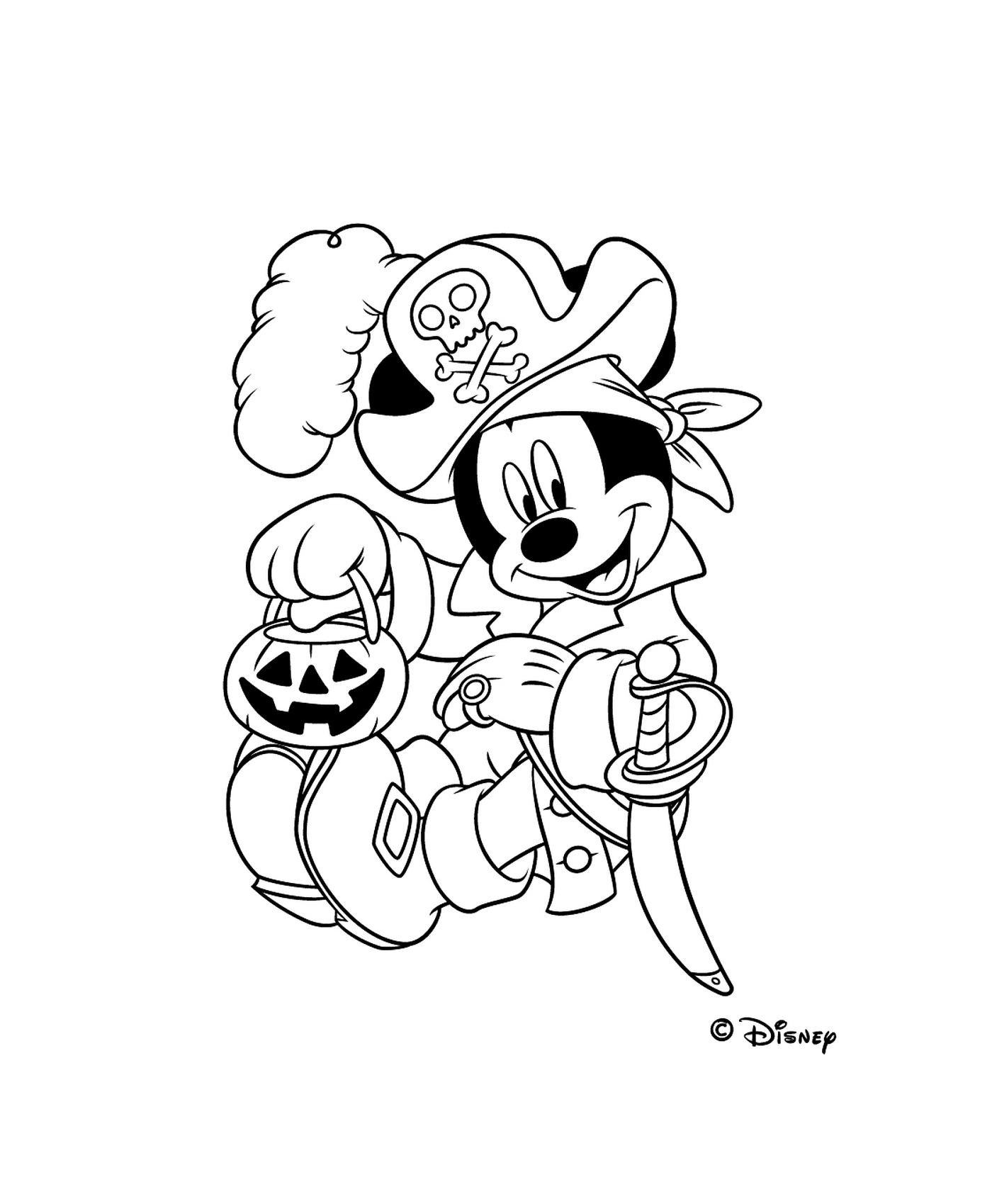  Mickey Mouse, pirata da Disney 