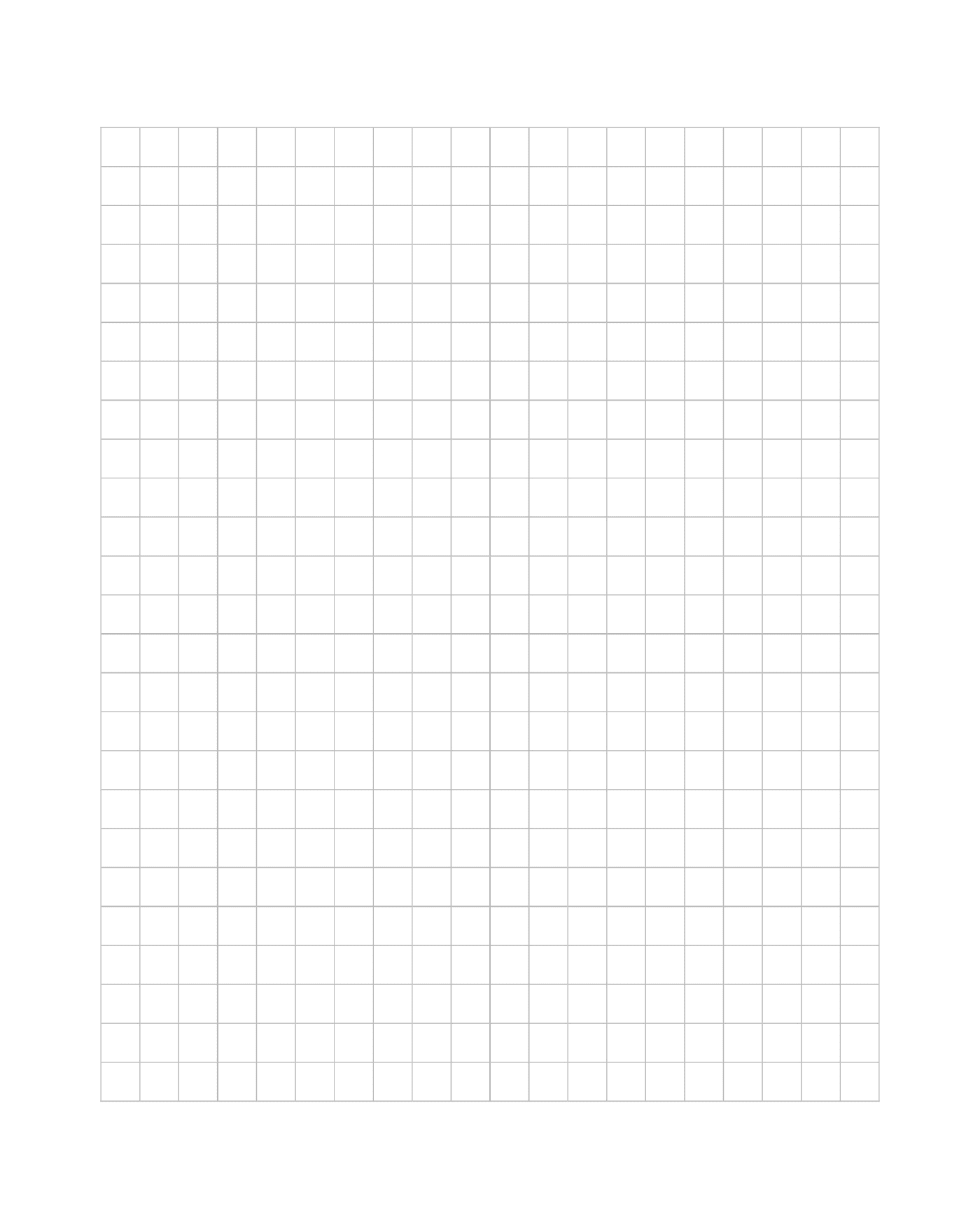  Uma grade em branco para fazer pixel art 