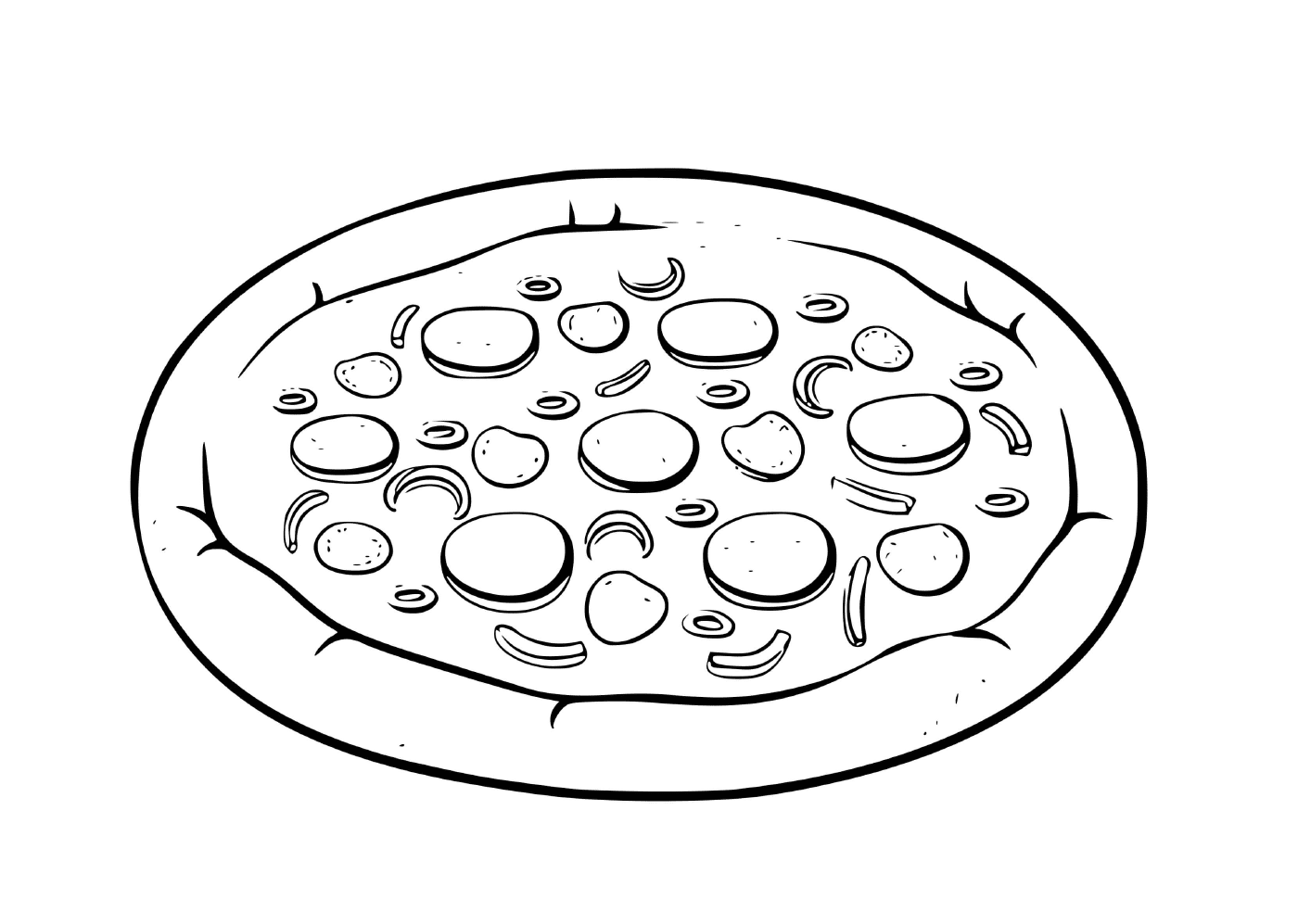 Uma pizza grega 